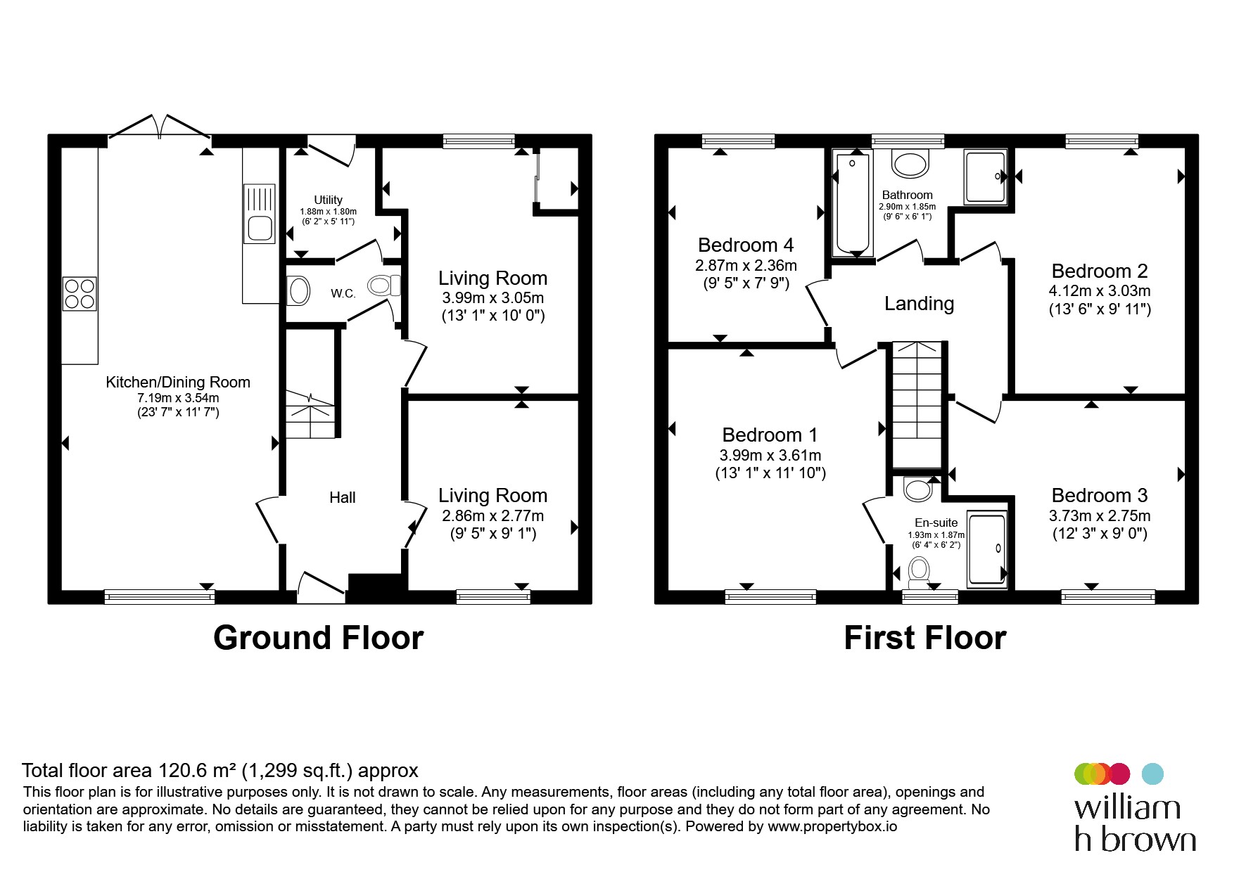 2, Elder Way, Barnsley floorplan