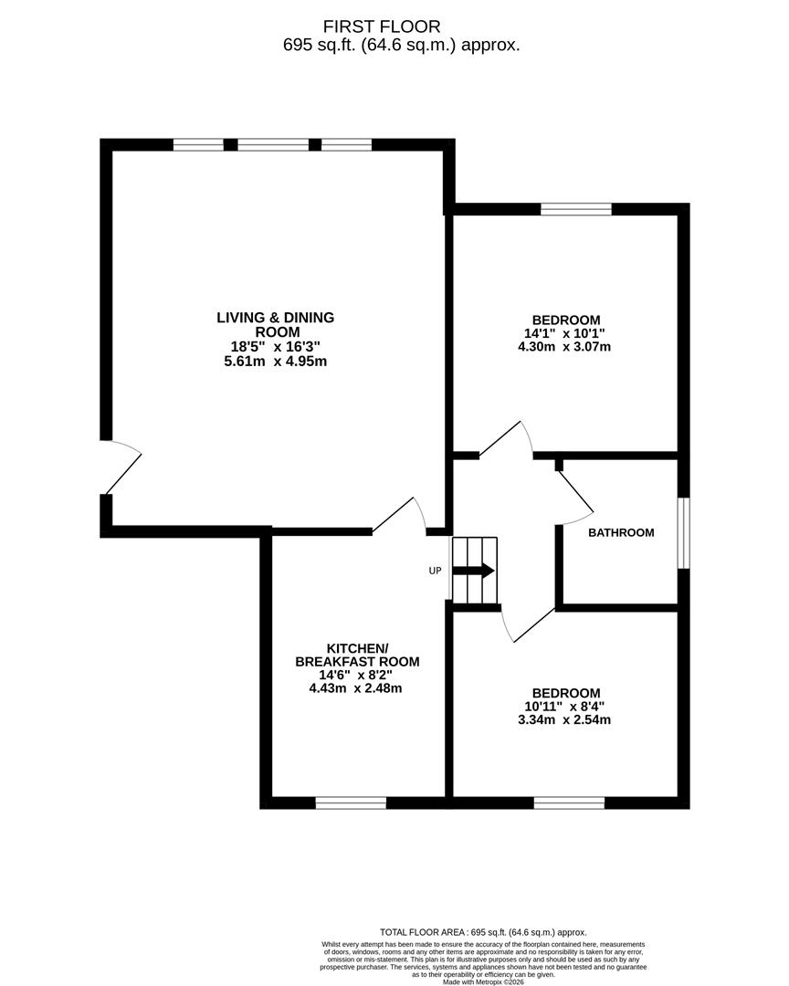Flat 4, 8, Upper Maze Hill, St. Leonards-On-Sea floorplan