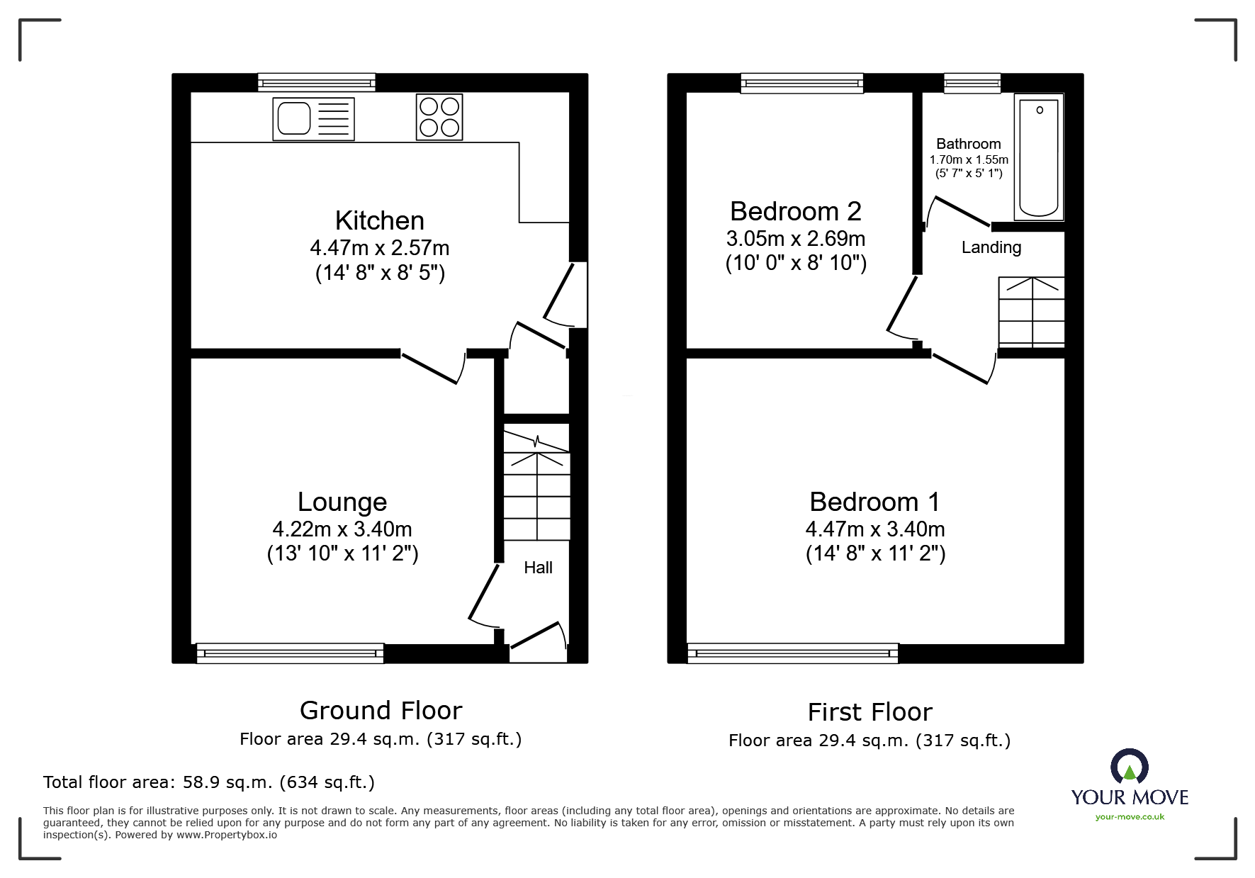 44, Suffolk Street, Lancashire floorplan