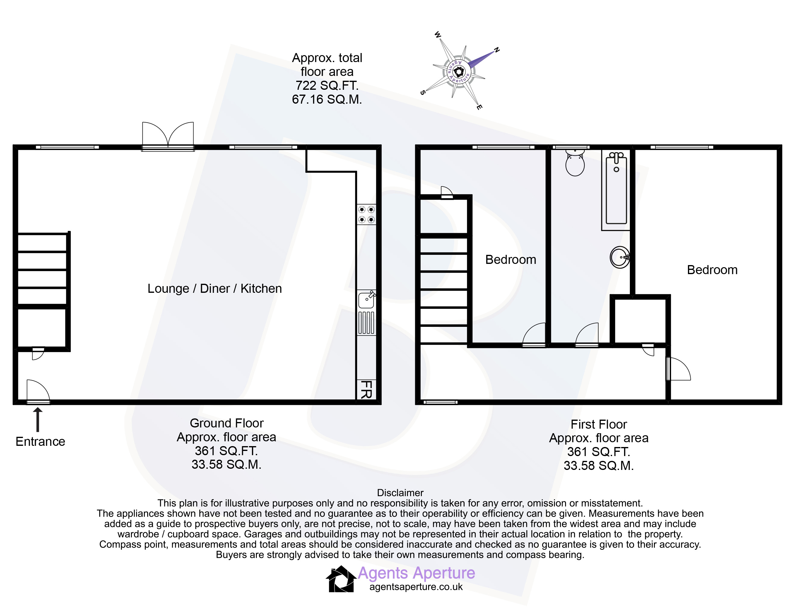 Cottage 3, George House,, High Street, Essex floorplan