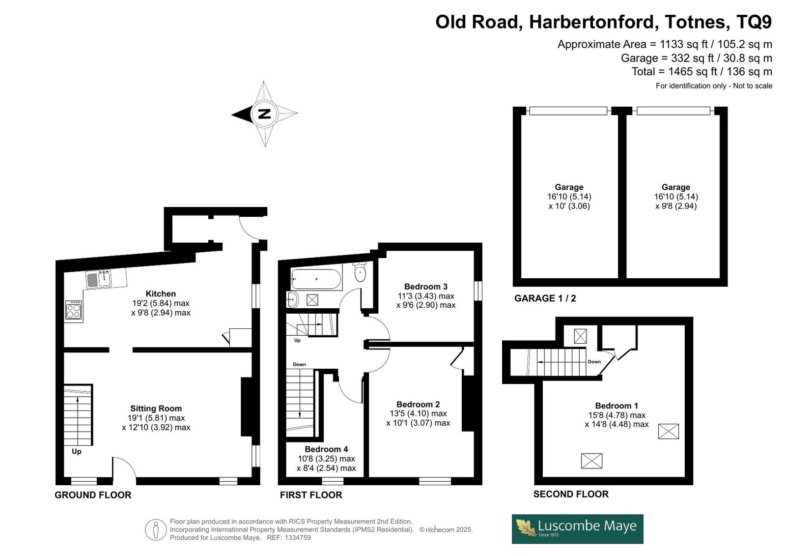 Bow House, Old Road, Totnes floorplan
