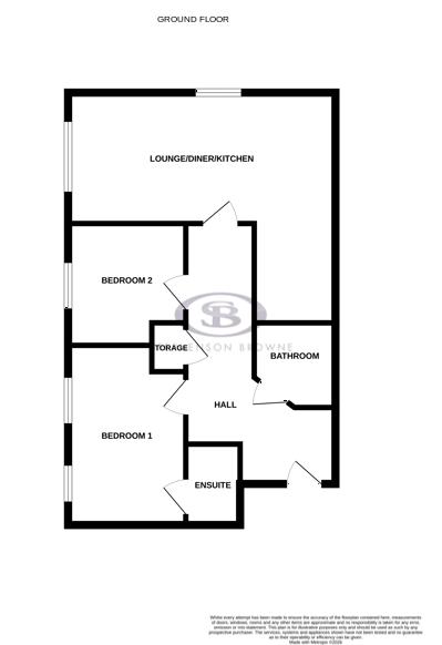 Apartment 11, 58, Rotary Way, Crewe floorplan