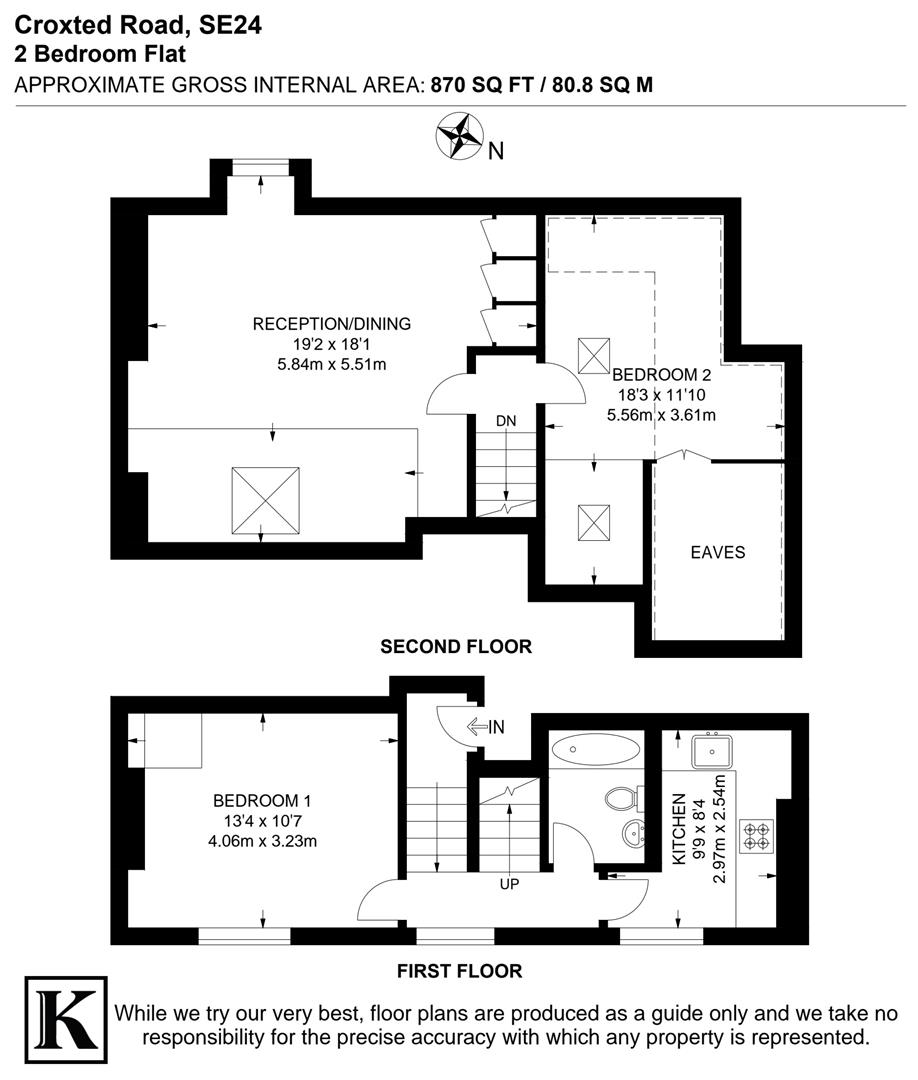140C, Croxted Road, London floorplan