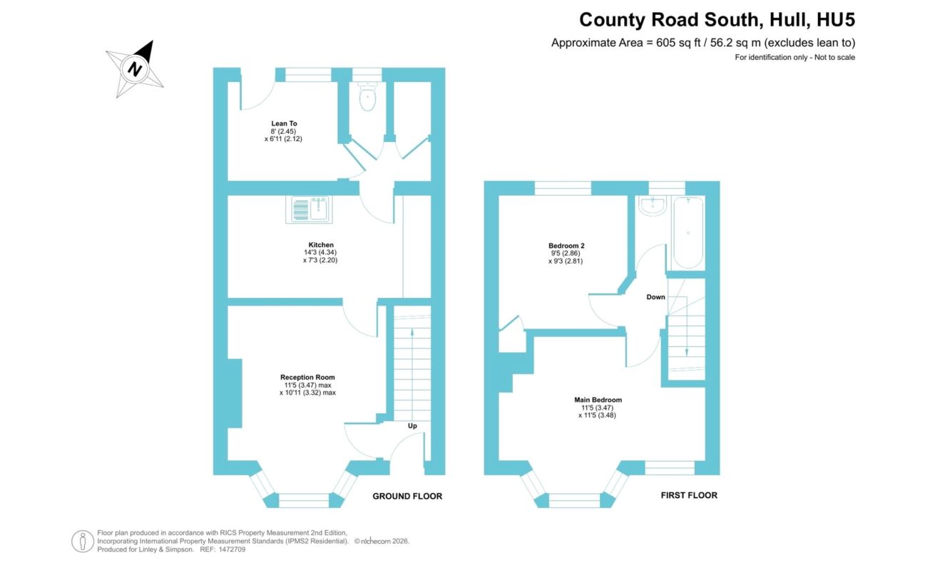 101, County Road South, Hull floorplan