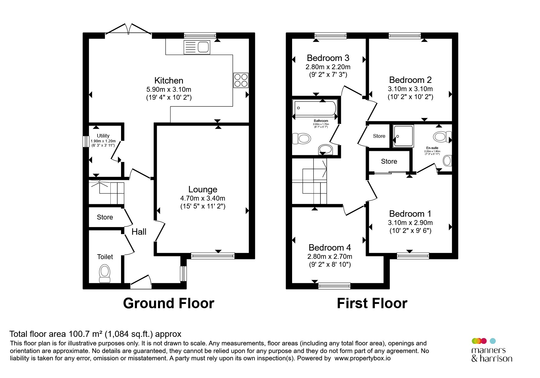 12, Laycock Way, Hartlepool floorplan