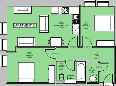 Flat 3, Brockwood Park, 13a Station Road, Sheffield floorplan