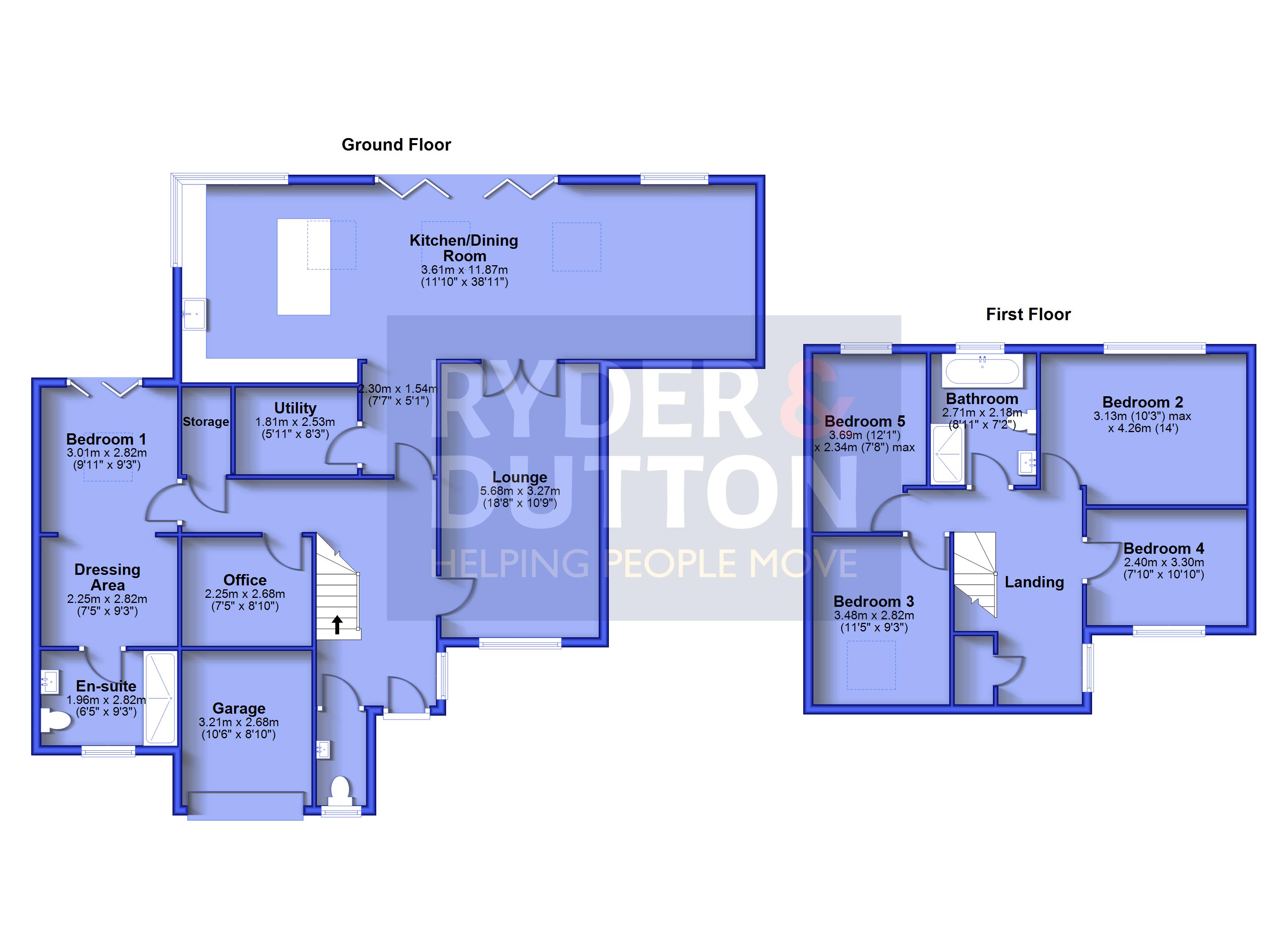 29, Spinners Way, Oldham floorplan