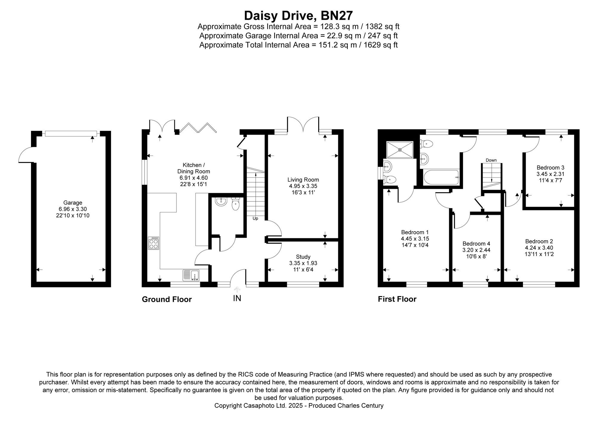16 Daisy Drive, Hailsham floorplan