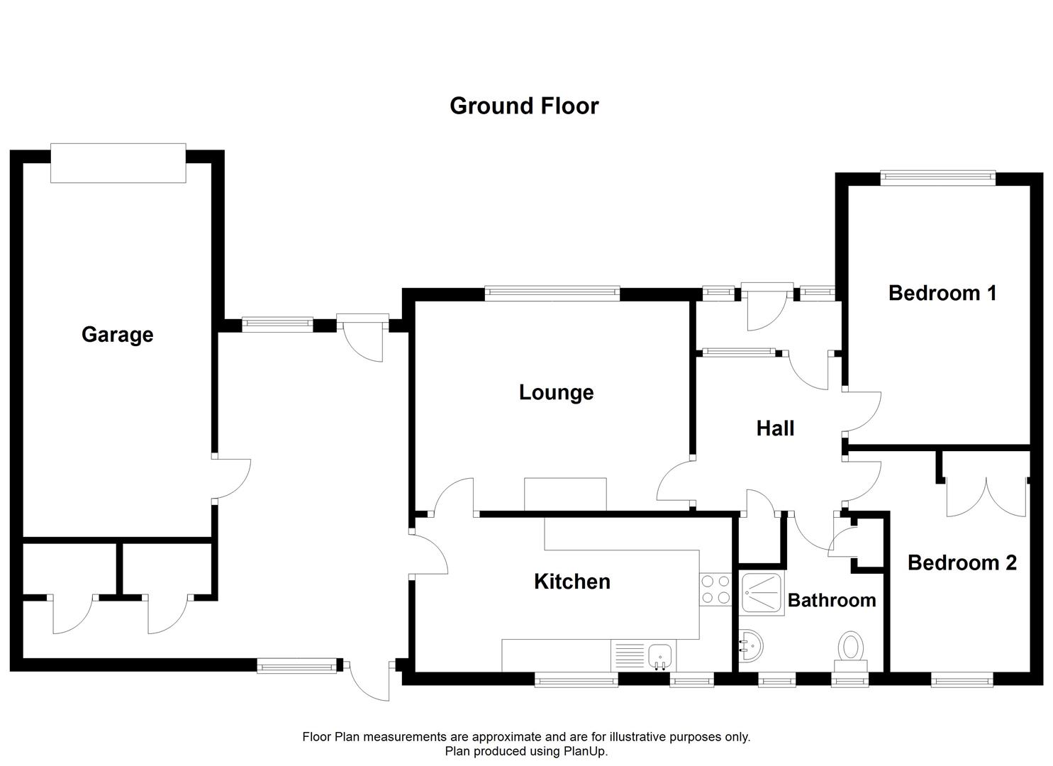 Granville Avenue, Oadby, Leicester Le2, 2 Bedroom Detached Bungalow For 