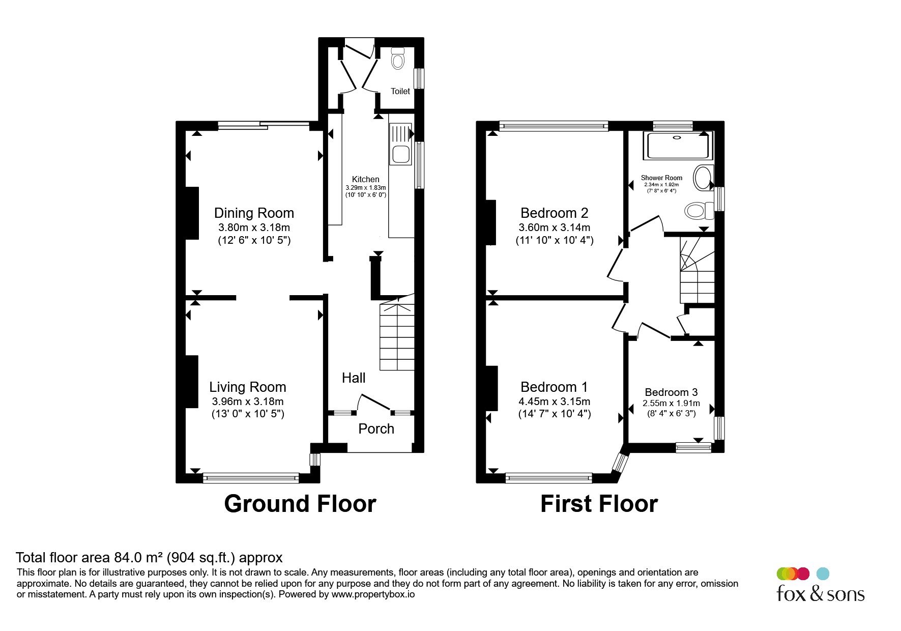 21, Lester Close, Plymouth floorplan