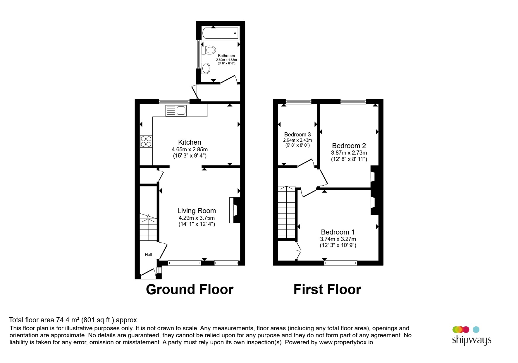 144, St. Margarets Avenue, Birmingham floorplan