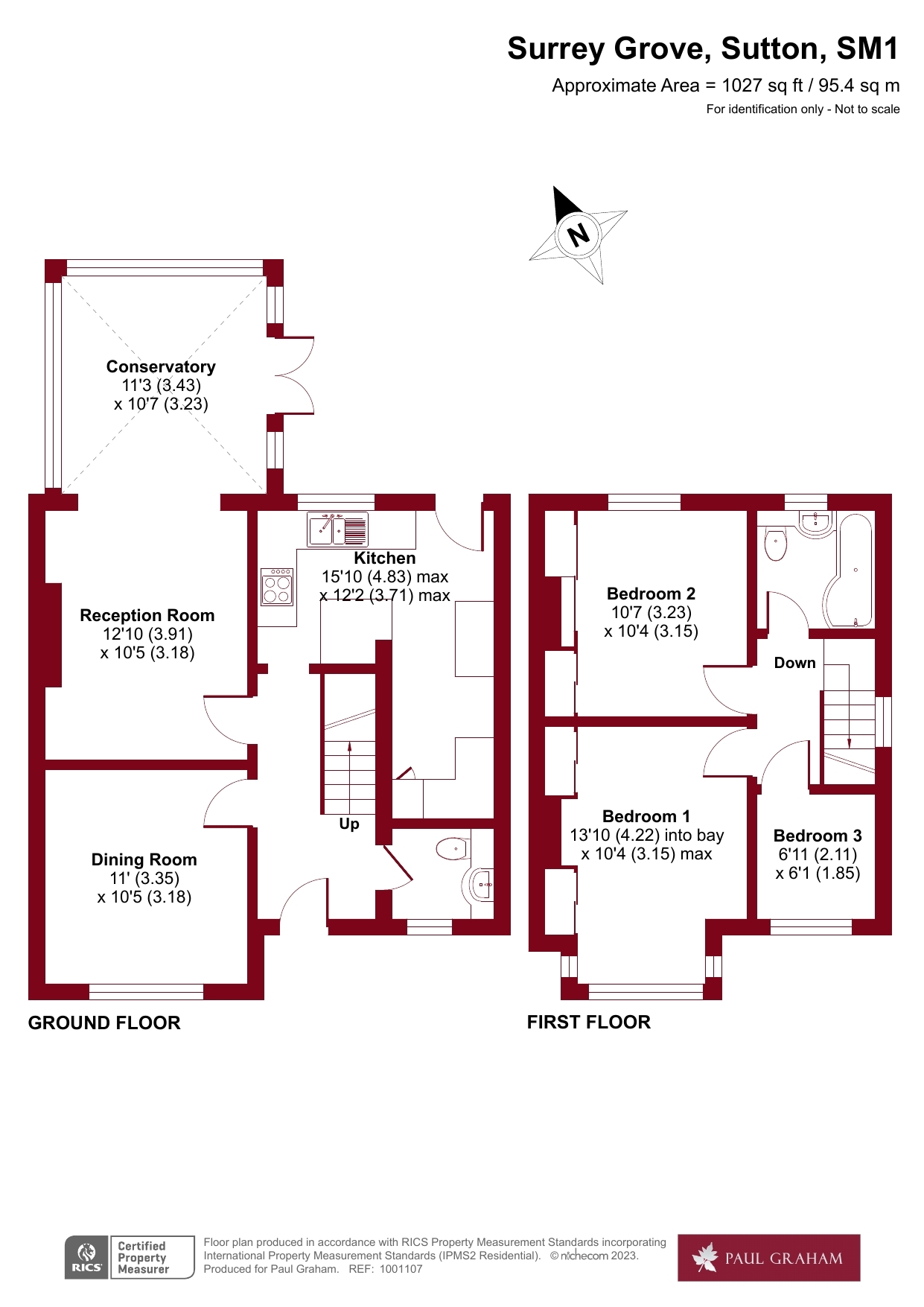 Surrey Grove, Sutton SM1, 3 bedroom semidetached house for sale