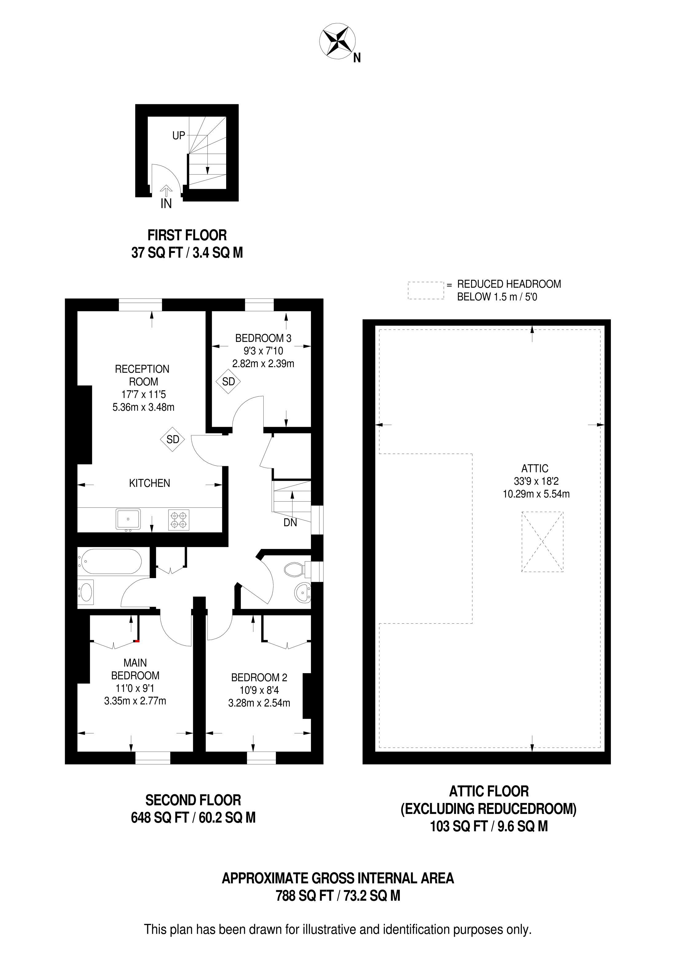 3 bed flat for sale in South Lambeth Road, Stockwell, London SW8