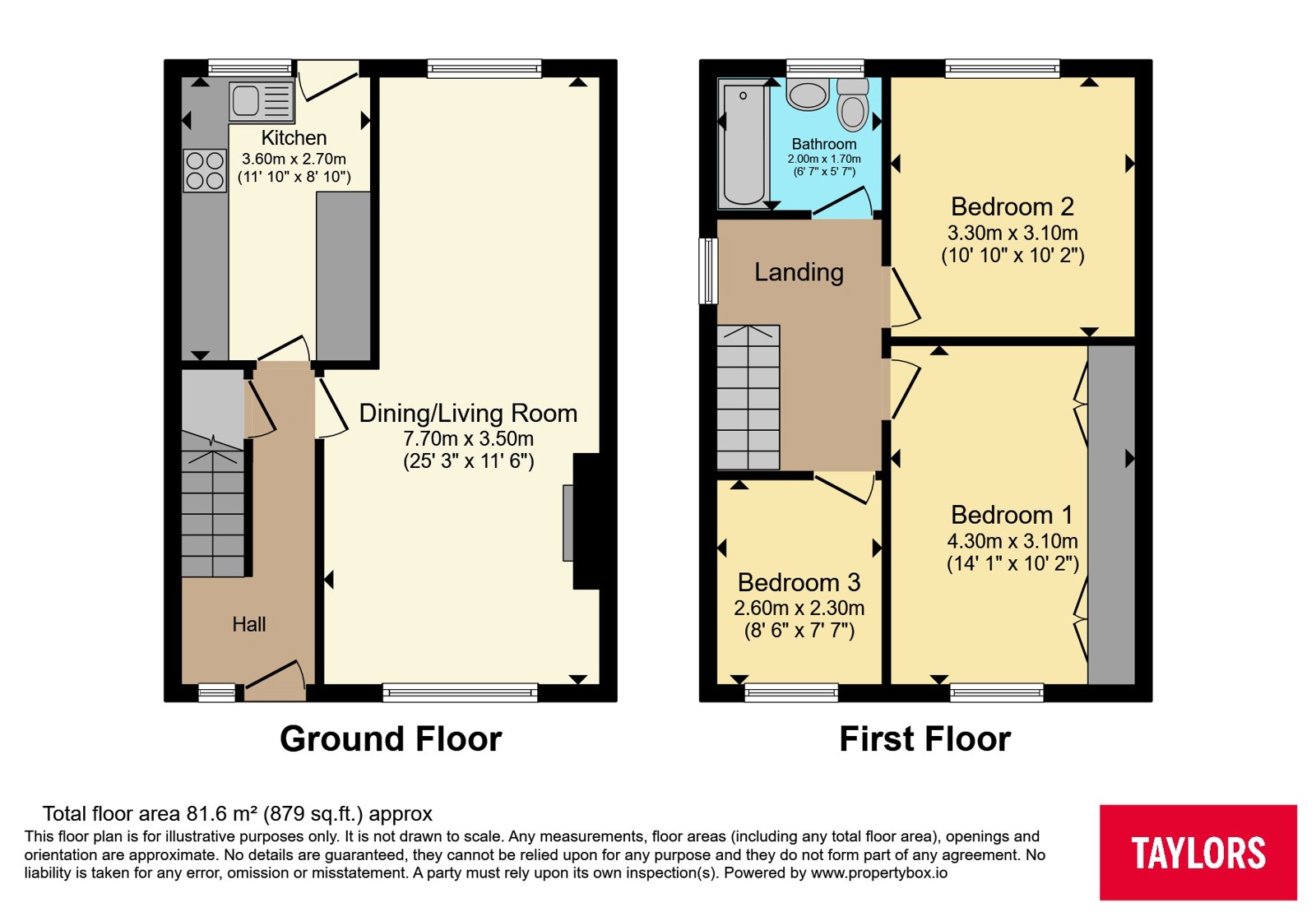 57a, Burley Crest, Bristol floorplan