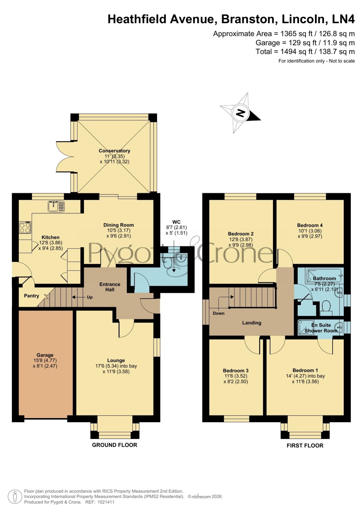89, Heathfield Avenue, Lincoln floorplan