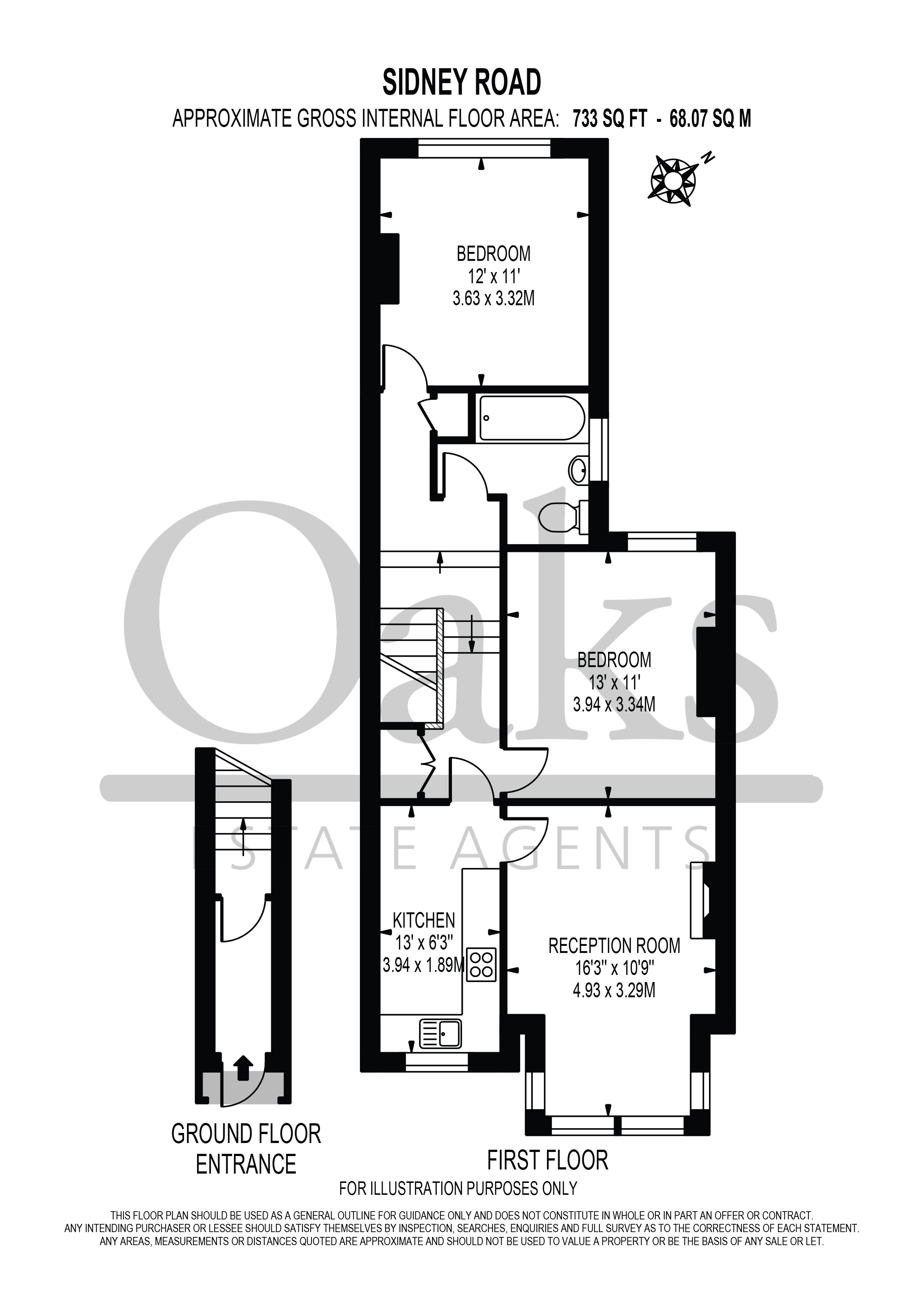 22A, Sidney Road, Kent floorplan