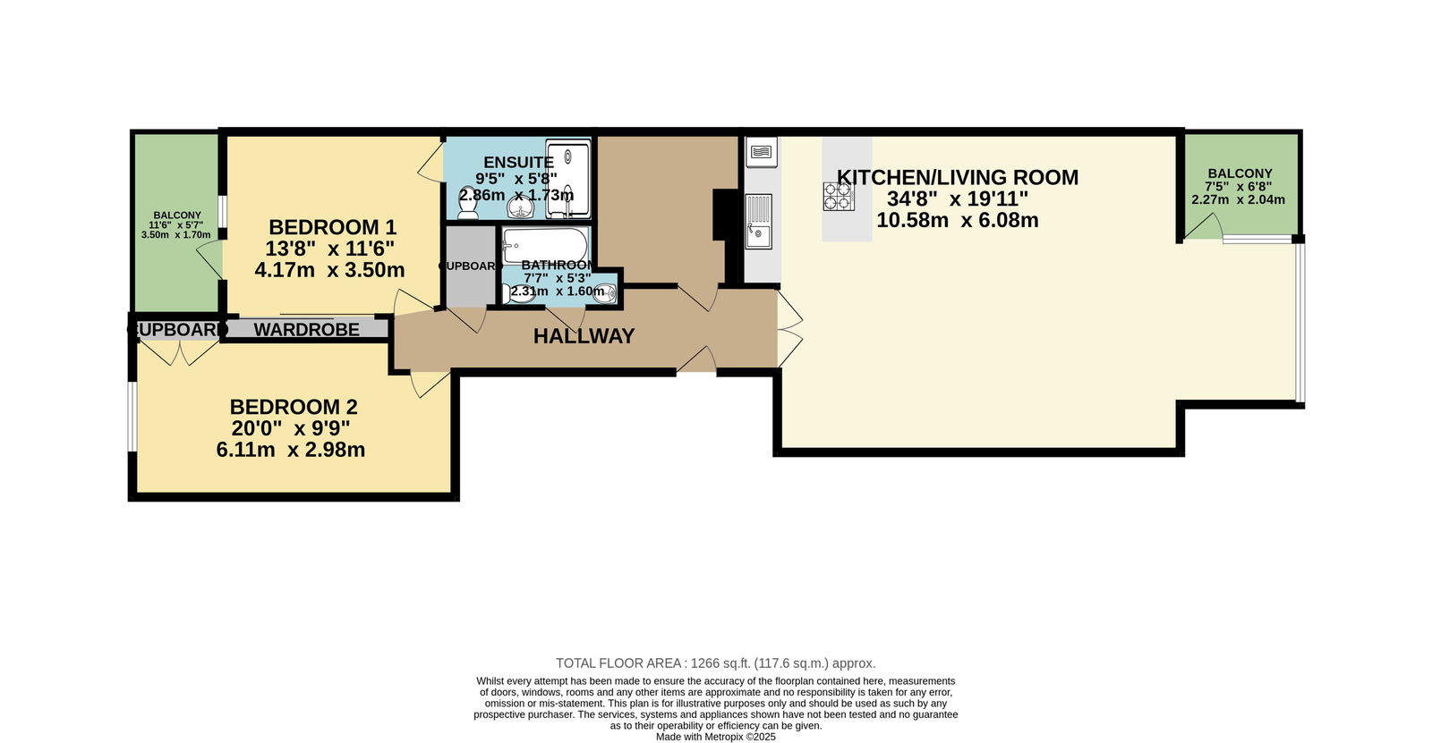 2,Flat 2, Hoe Road, Plymouth floorplan