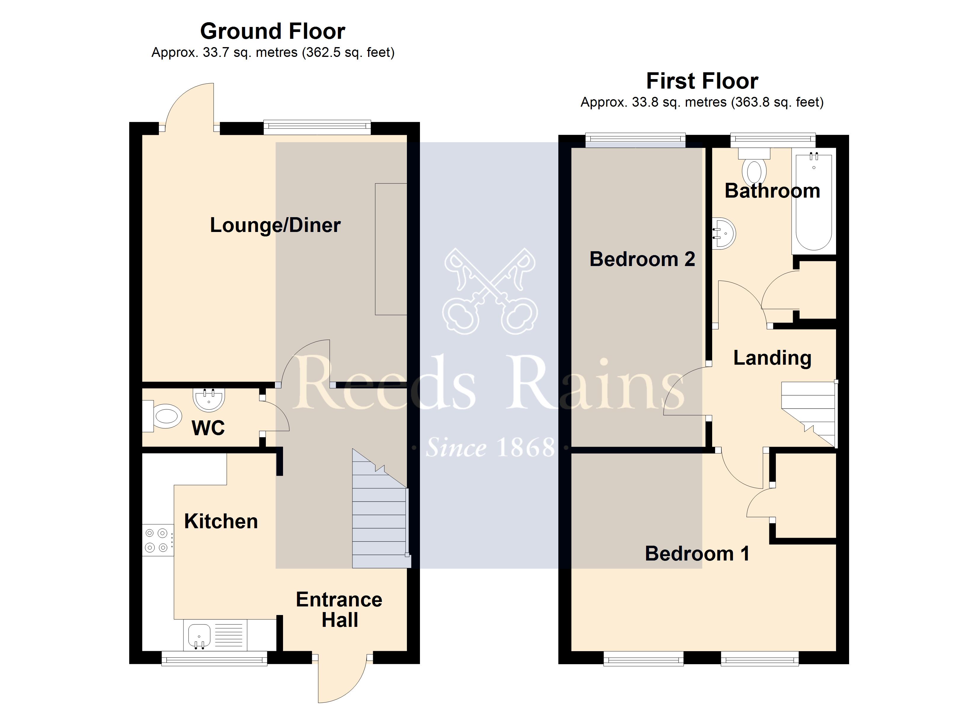 19, Harris Way, Warwickshire floorplan