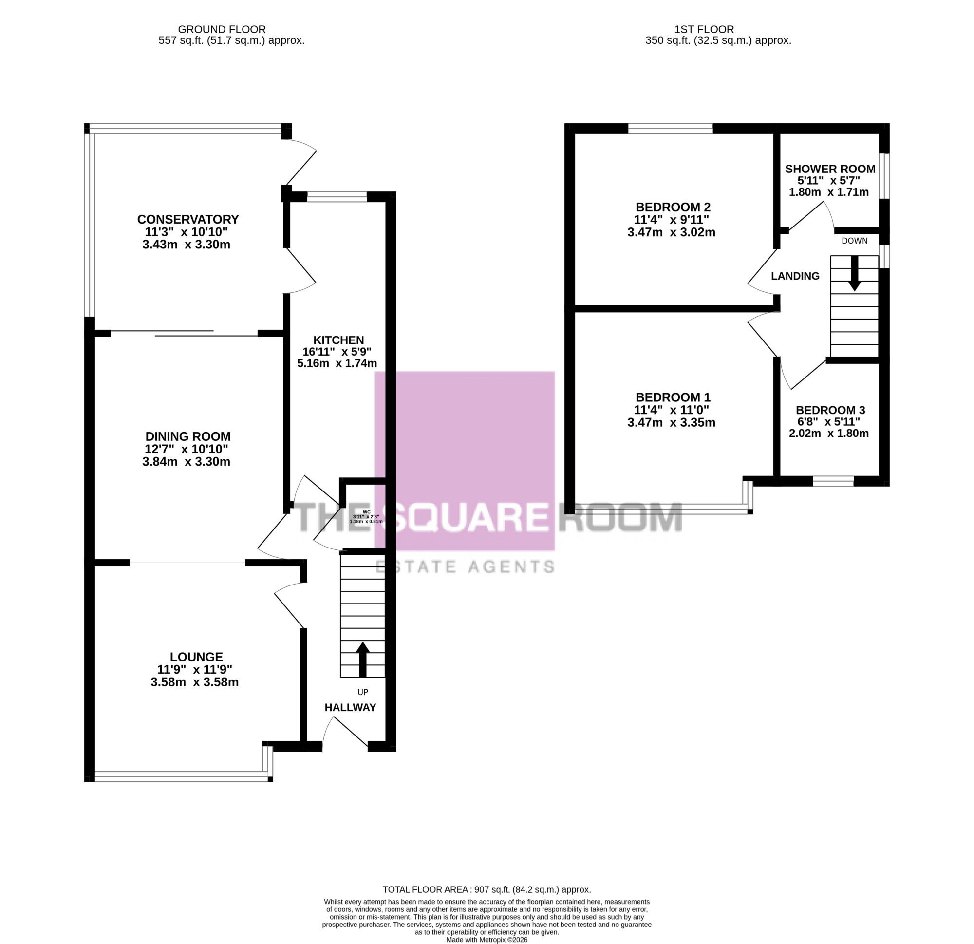 15, Buckley Crescent, Cleveleys floorplan