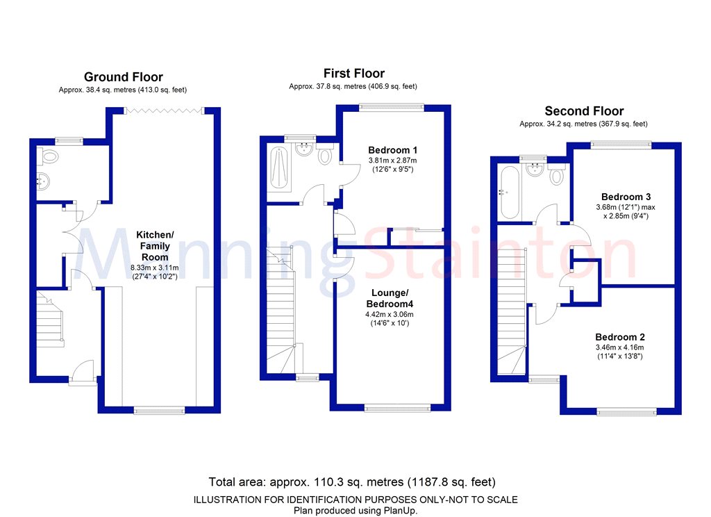 Bluebell Avenue, Garforth, Leeds, West Yorkshire LS25, 3 bedroom semi
