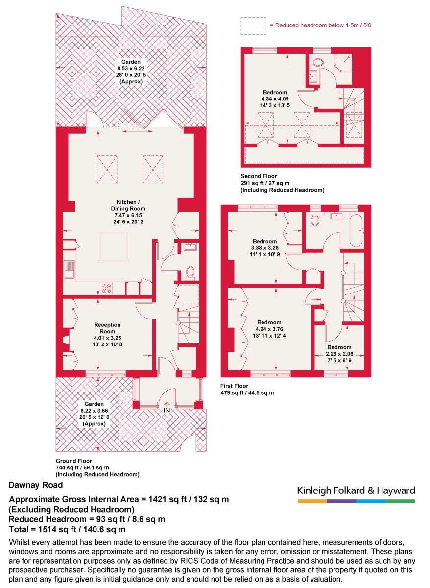 39, Dawnay Road, London floorplan