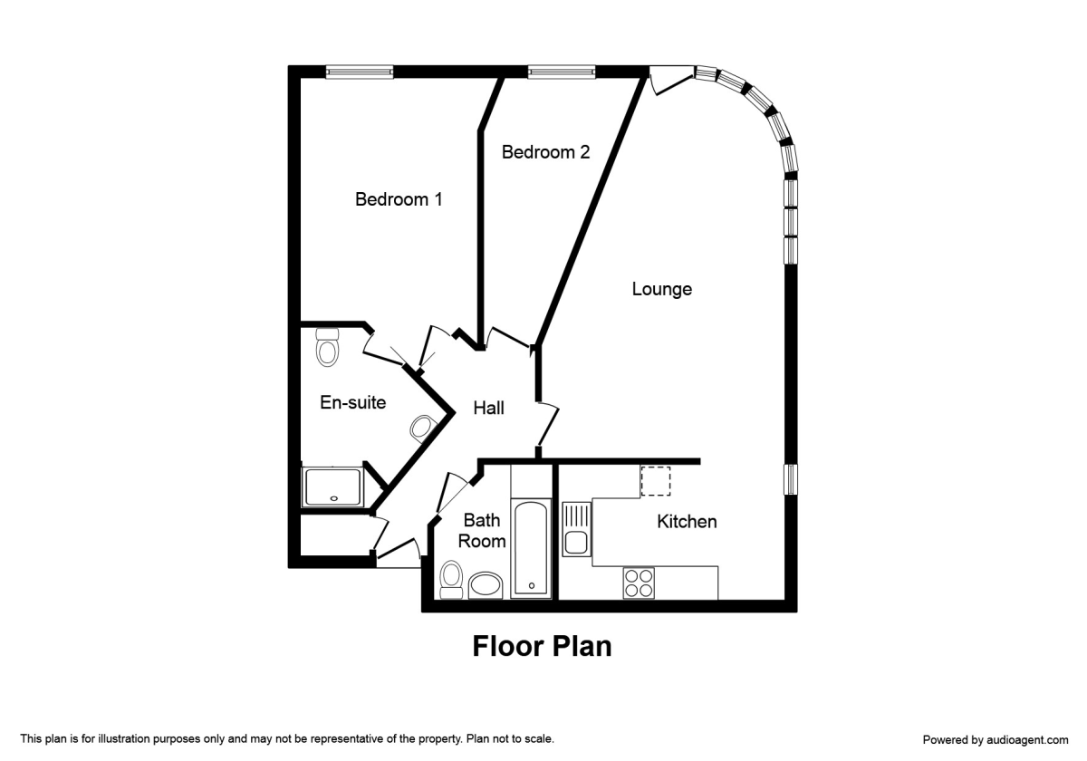 Apartment 53 The Ropeworks,, 35 Little Peter Street, Manchester floorplan