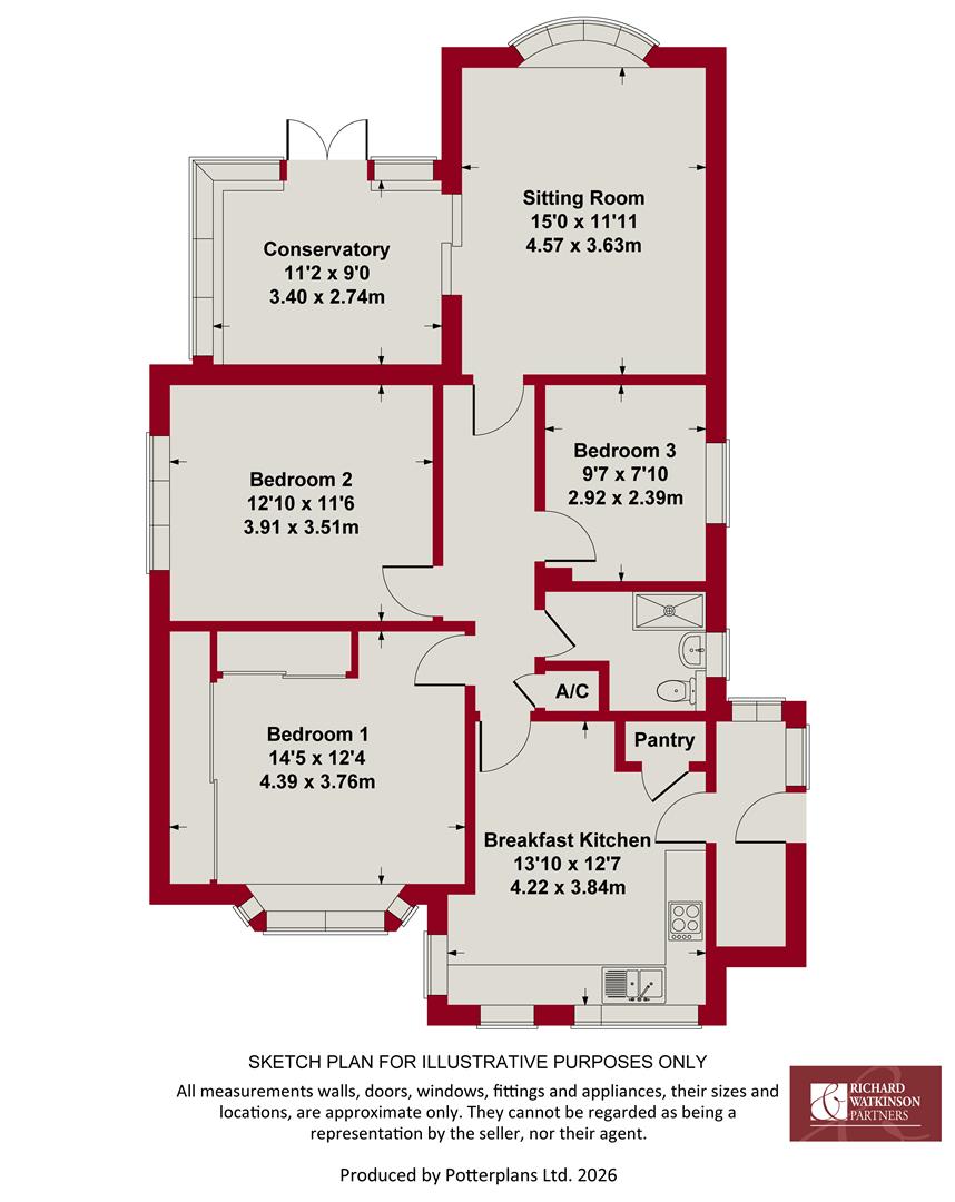 10, Fleming Avenue, Bottesford floorplan