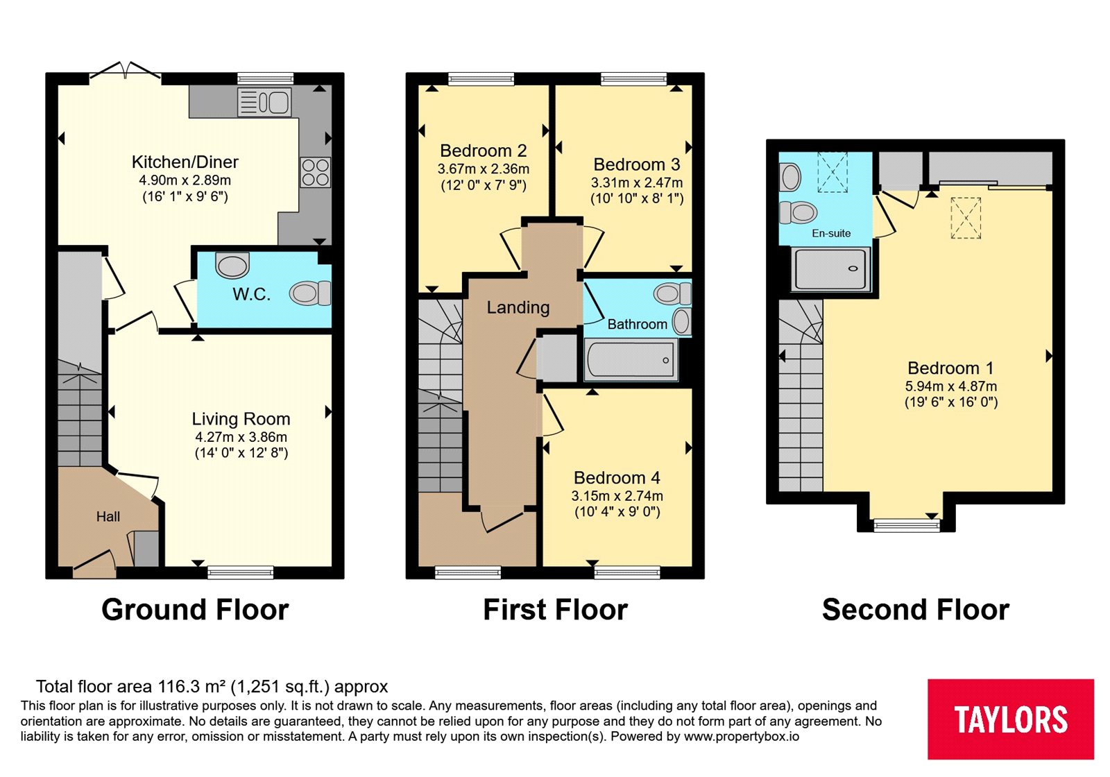 Henry Edge, Bedfordshire floorplan