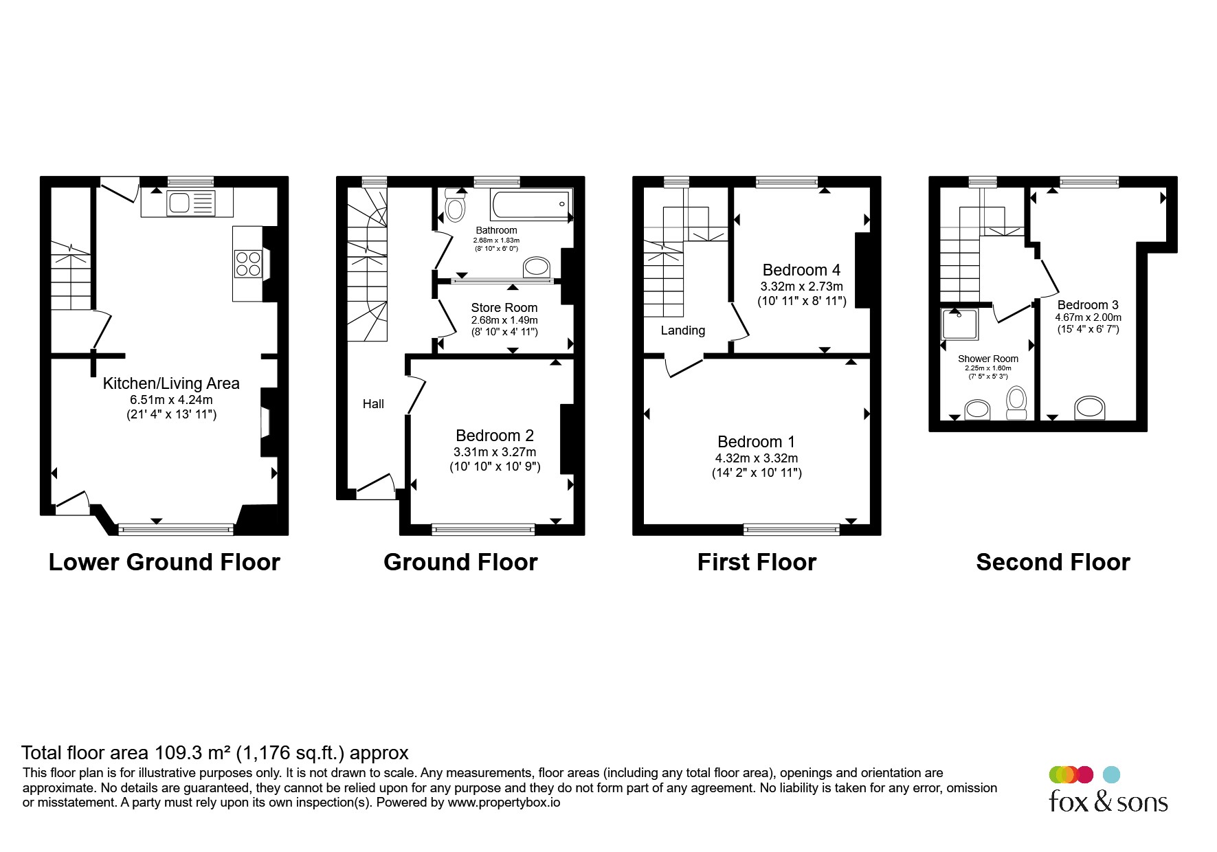 124, Clarendon Road, Hove floorplan