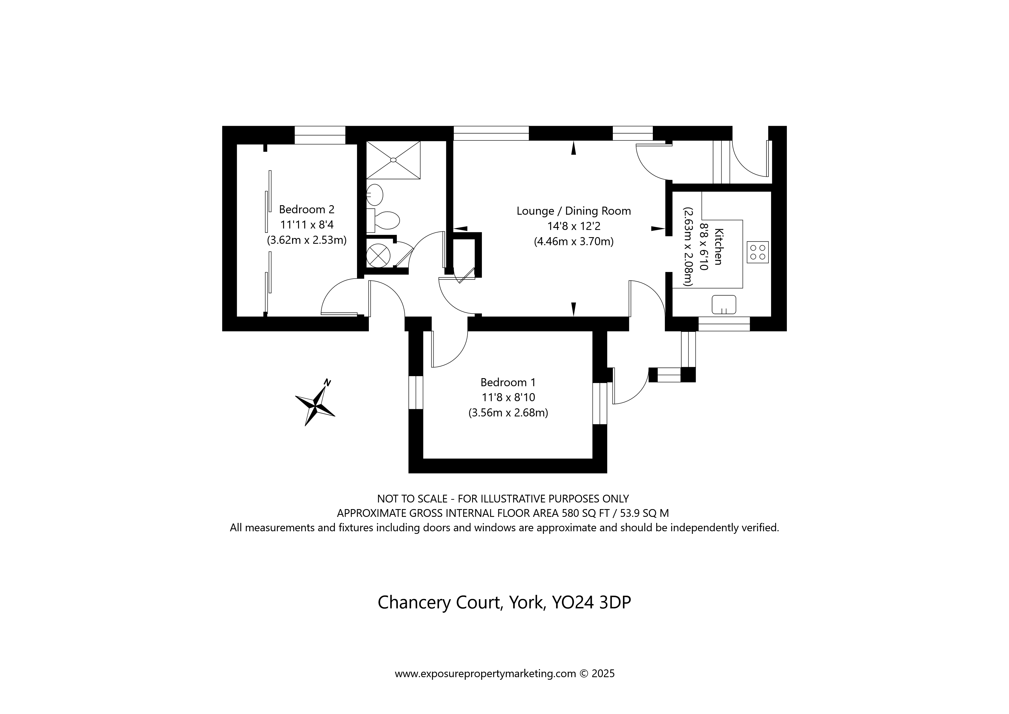 27, Chancery Court, York floorplan