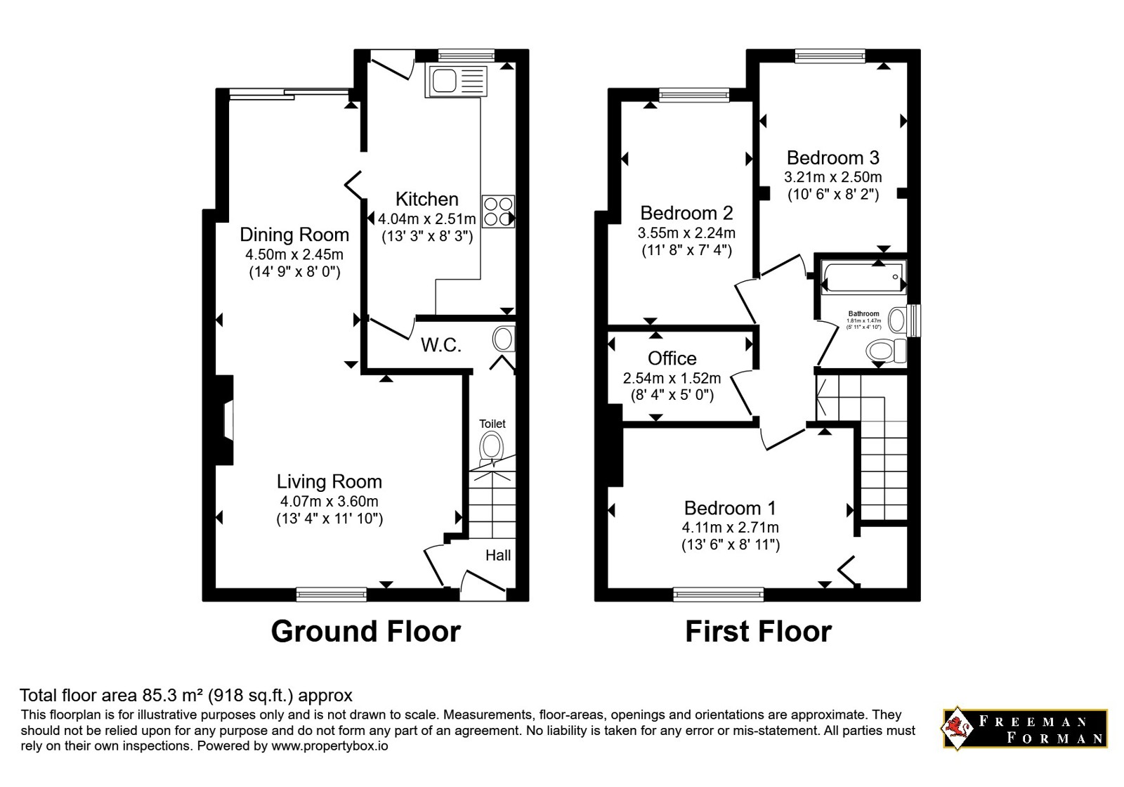 65, Carpenters Lane, Tonbridge floorplan