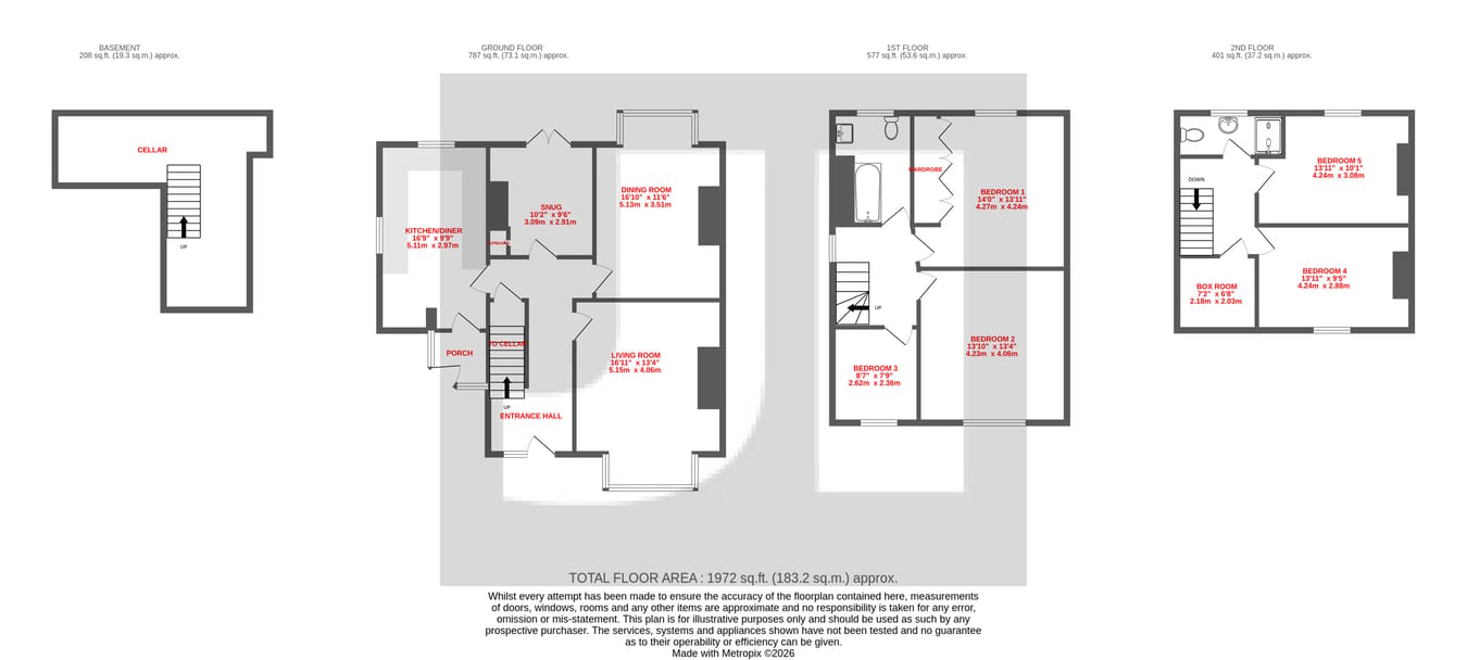 6, Beechwood Avenue, Shipley floorplan
