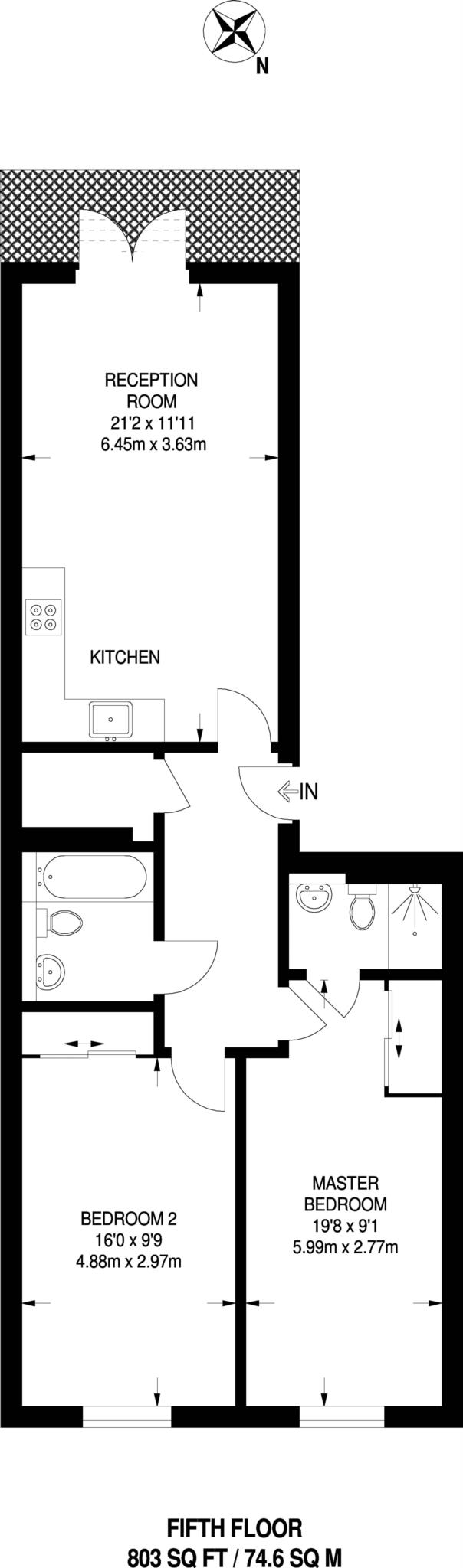 2 Bedrooms Flat for sale in Holloway Road, London N7