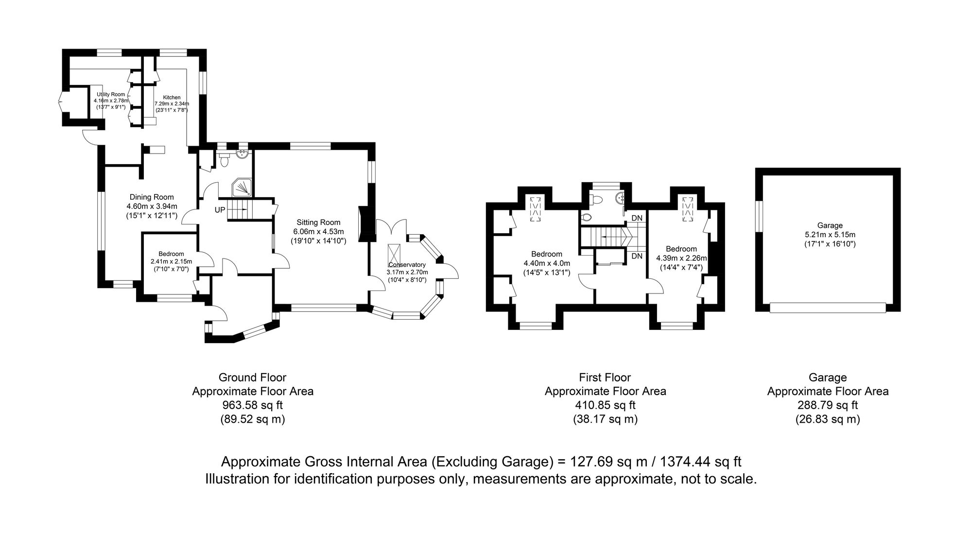 Providence Cottage Cuilfail, Lewes floorplan