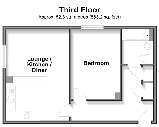 Talbot Close, Mitcham floorplan