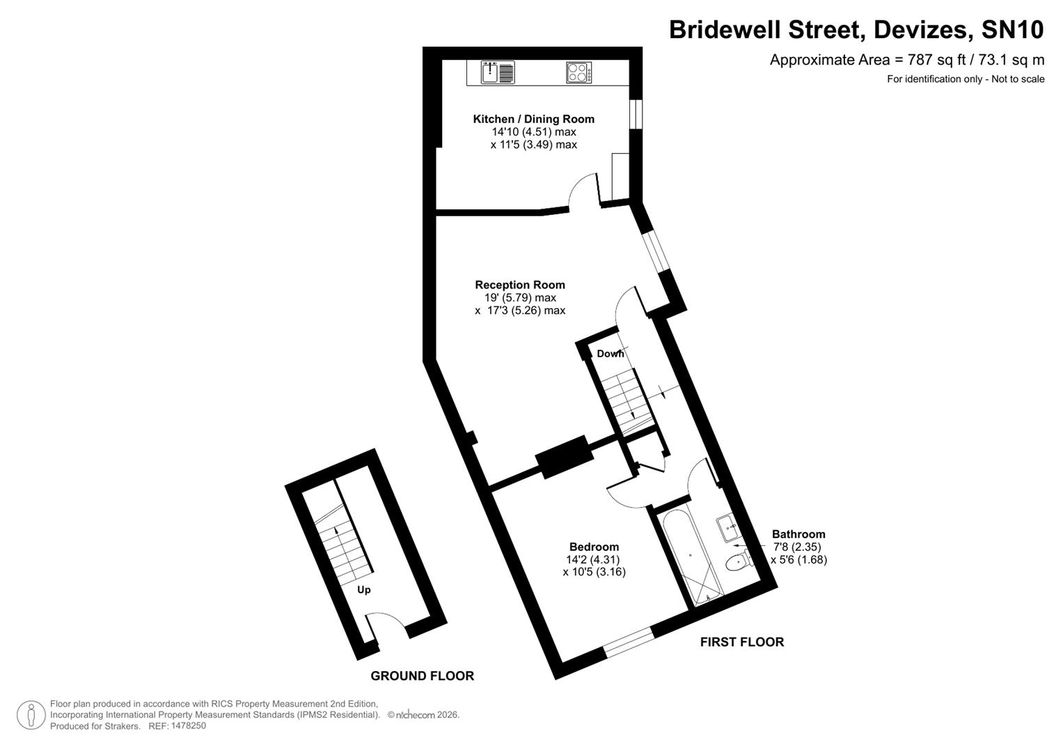 24, Bridewell Street, Devizes floorplan