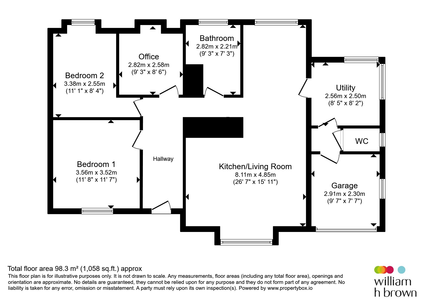 Upper Hoyland Road, Barnsley floorplan