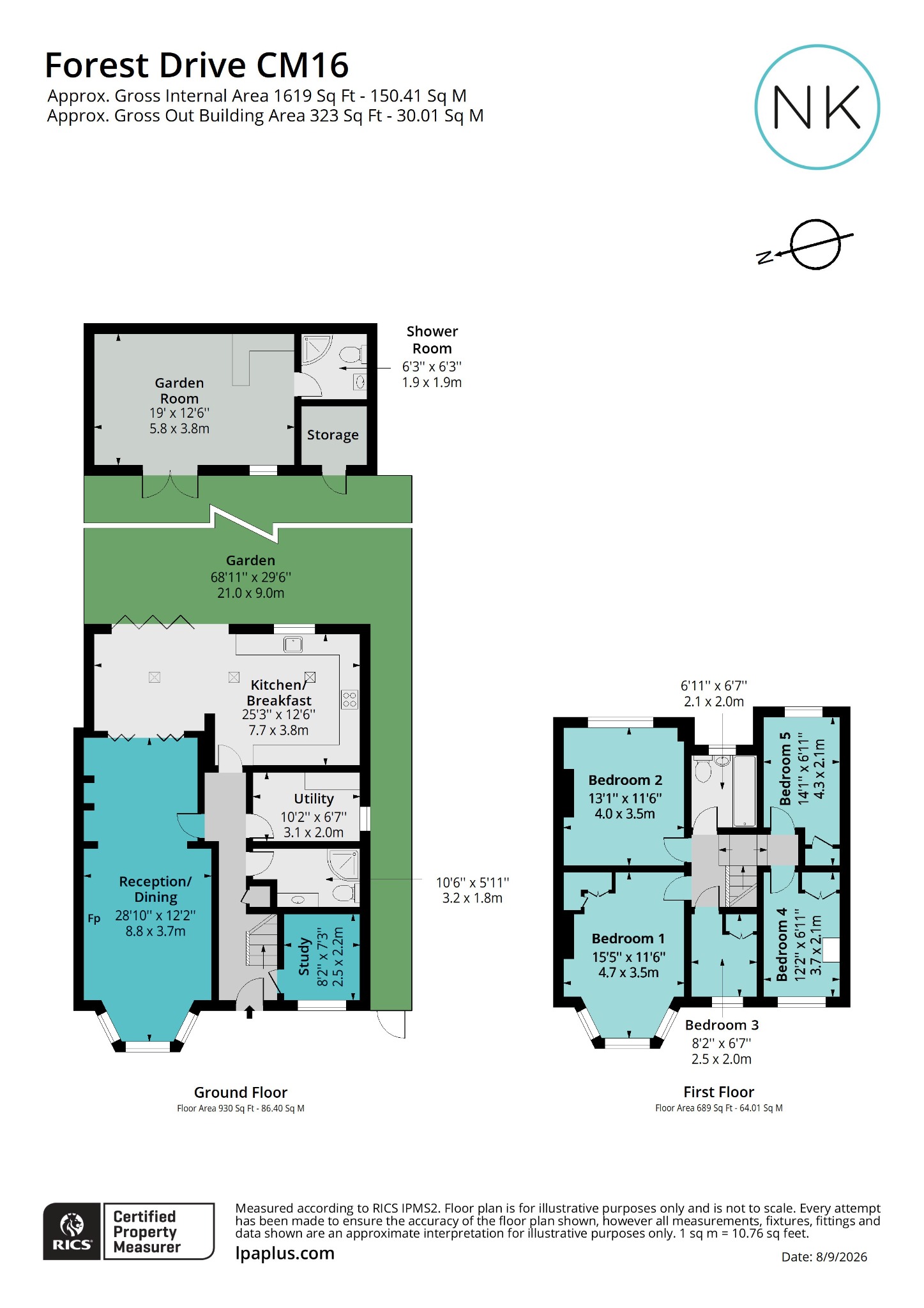 50 Forest Drive, Theydon Bois, Essex floorplan