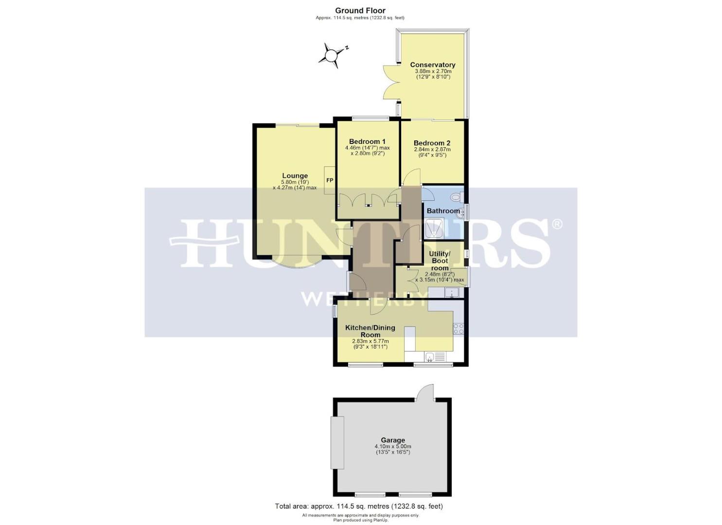 The Butterflies, 18, Mill Lane, Tadcaster floorplan