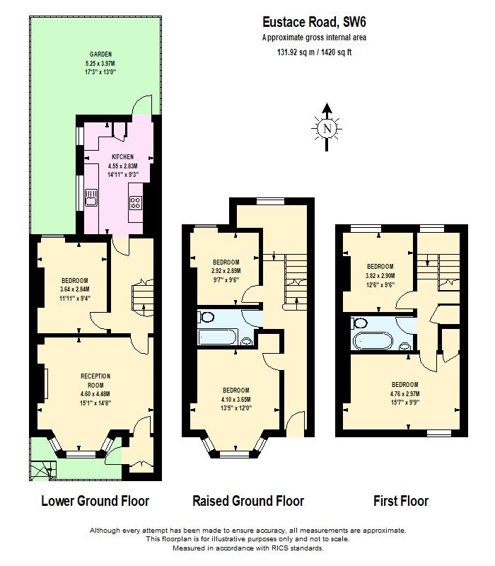 20, Eustace Road, London floorplan