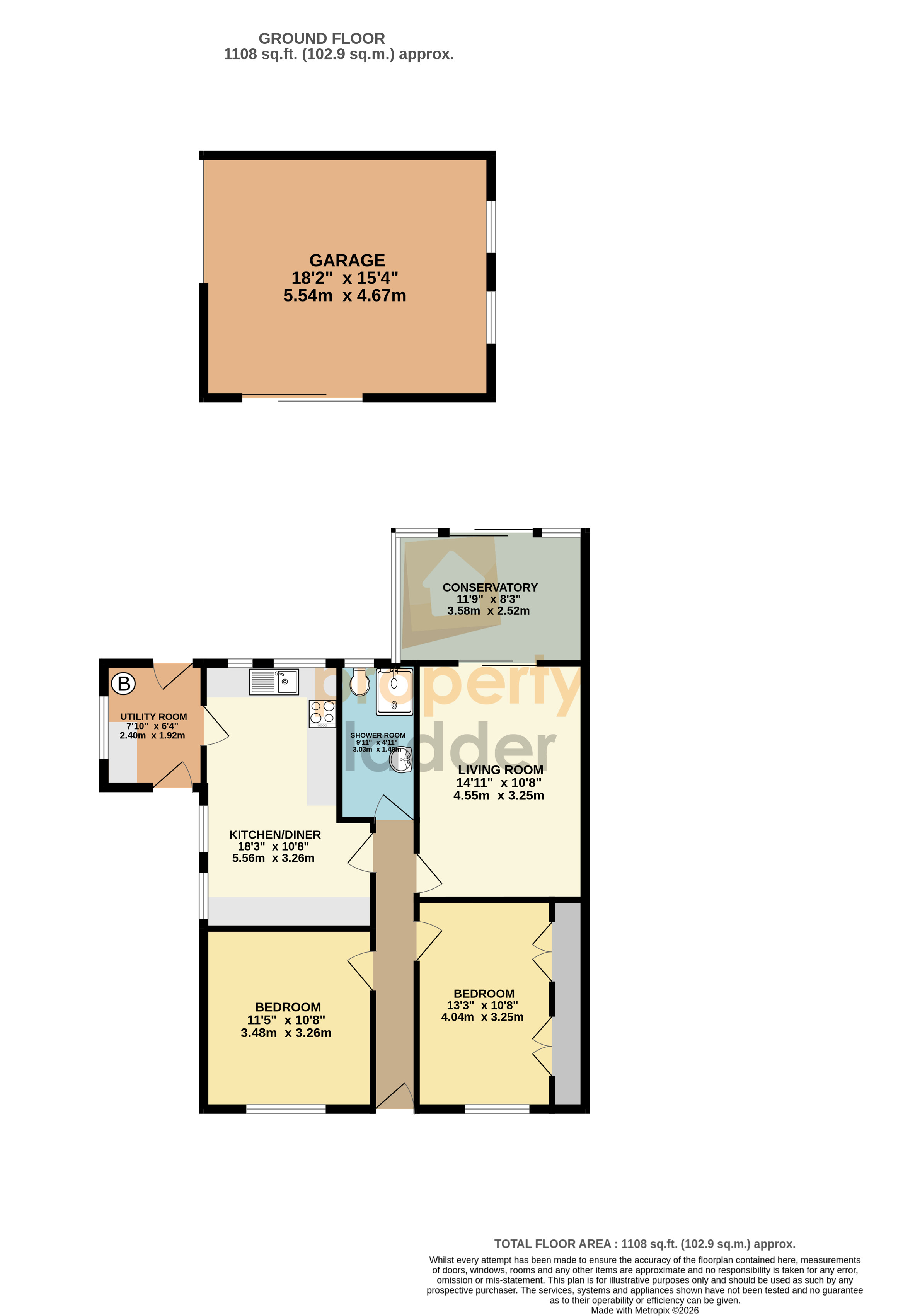 Meredith Road, Norwich floorplan
