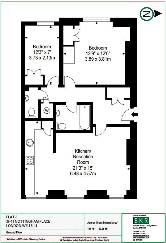 2 Bedrooms Flat to rent in Cedar House, Nottingham Place, Marylebone, London W1U