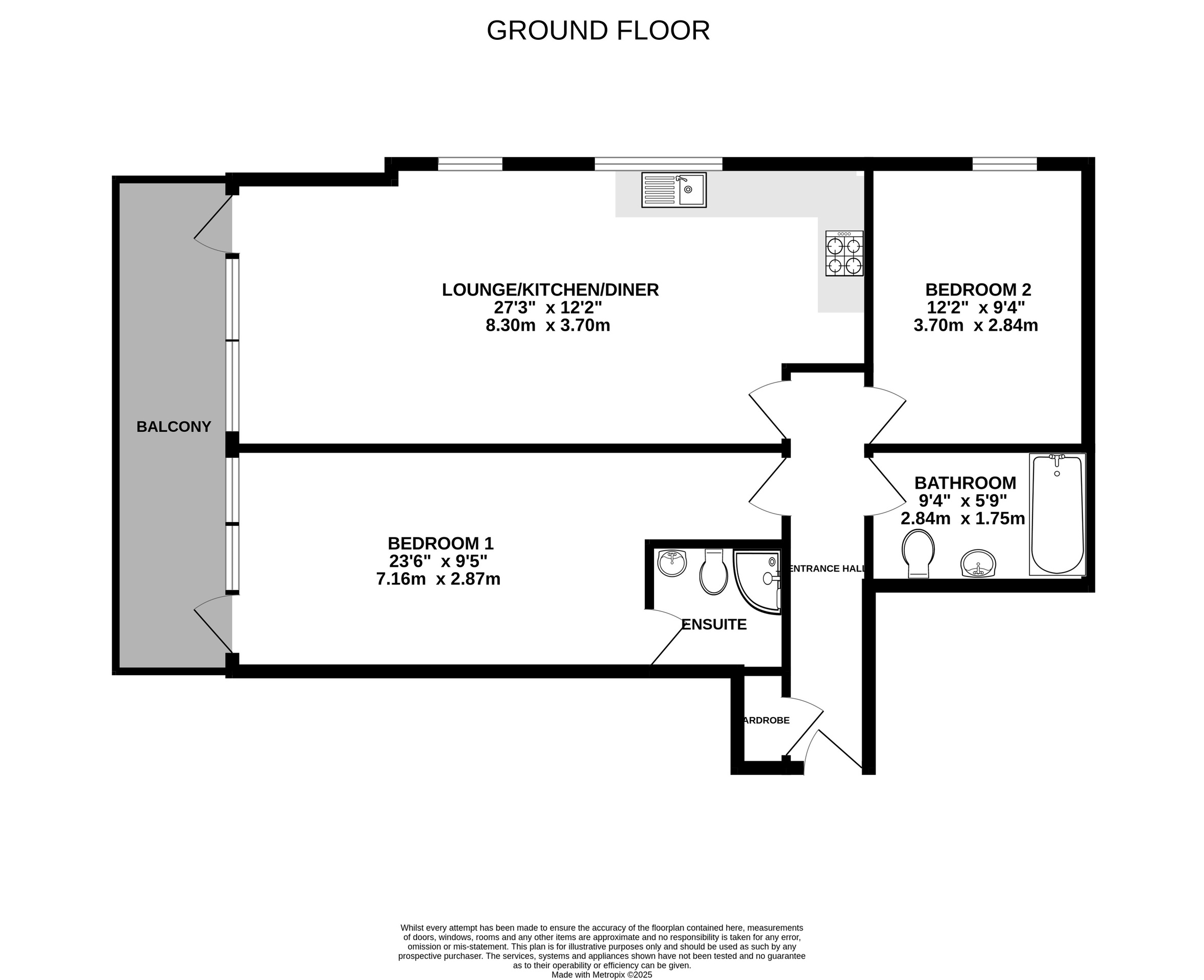 Brigstowe Apartments, Flat 8, Bristol floorplan