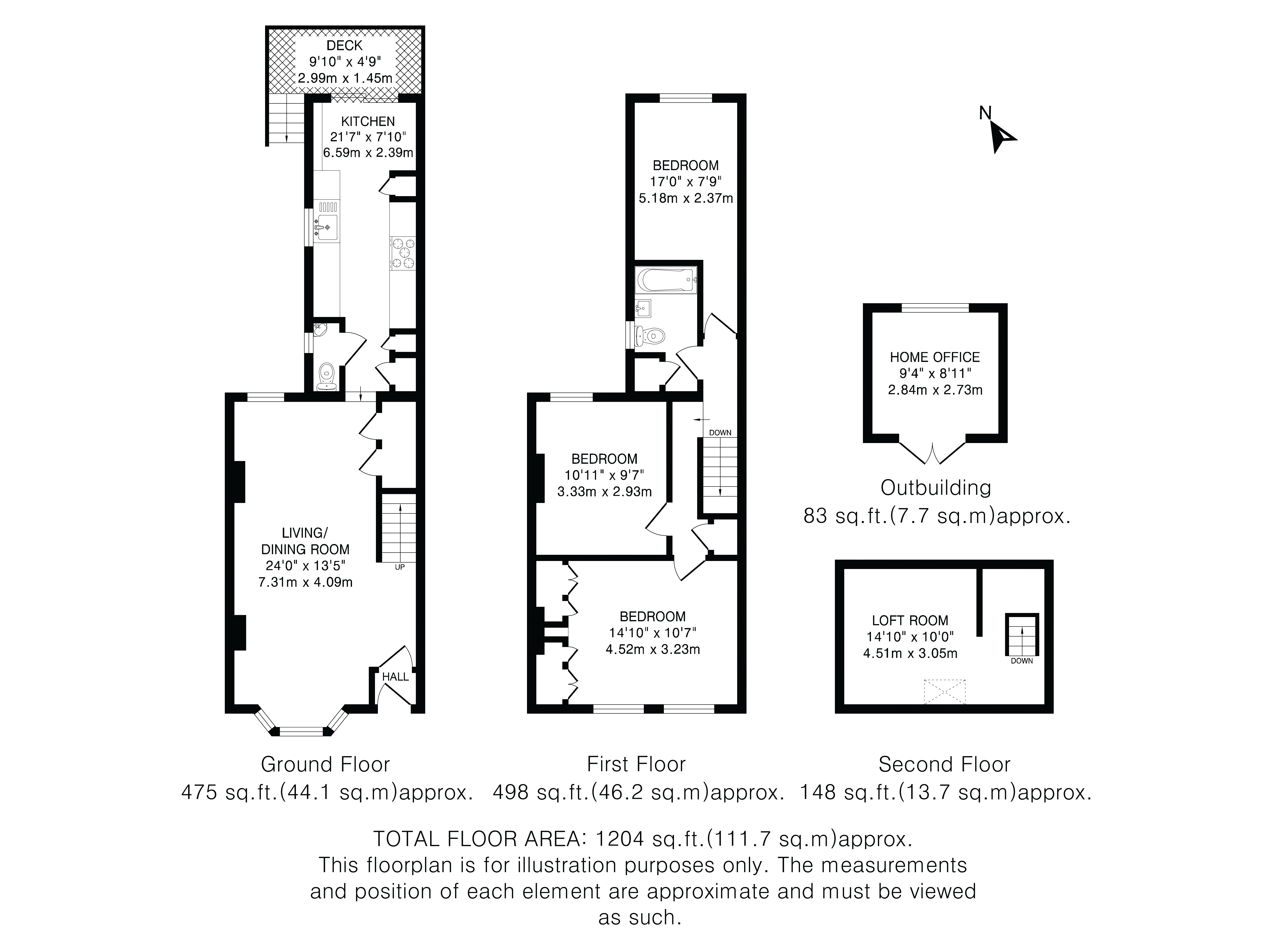 21, Kershaws Hill, Hitchin floorplan