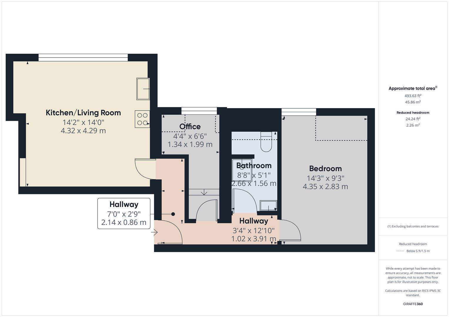 Flat 4 73, Brighton Road, Coulsdon floorplan