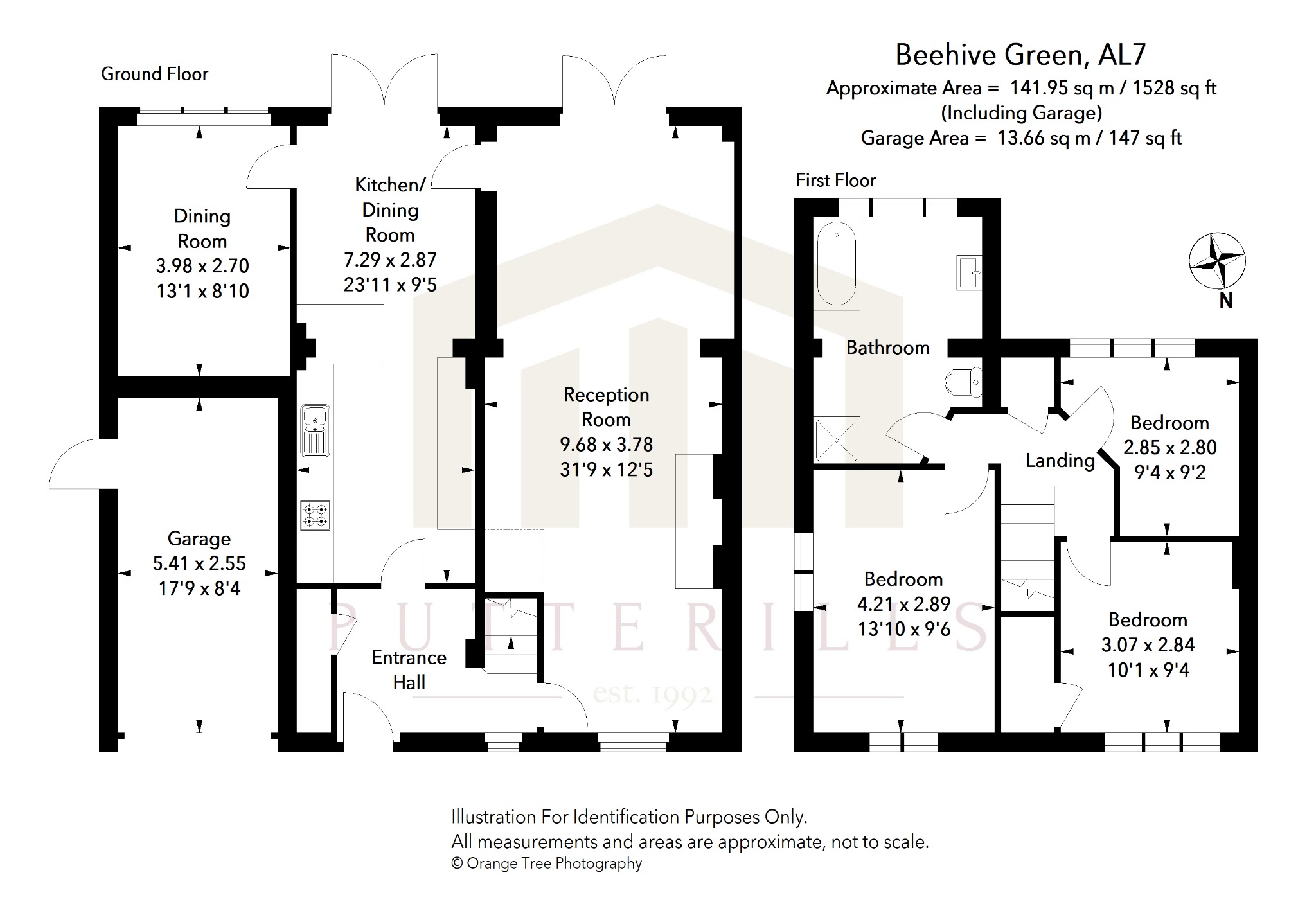 7, Beehive Green, Welwyn Garden City floorplan