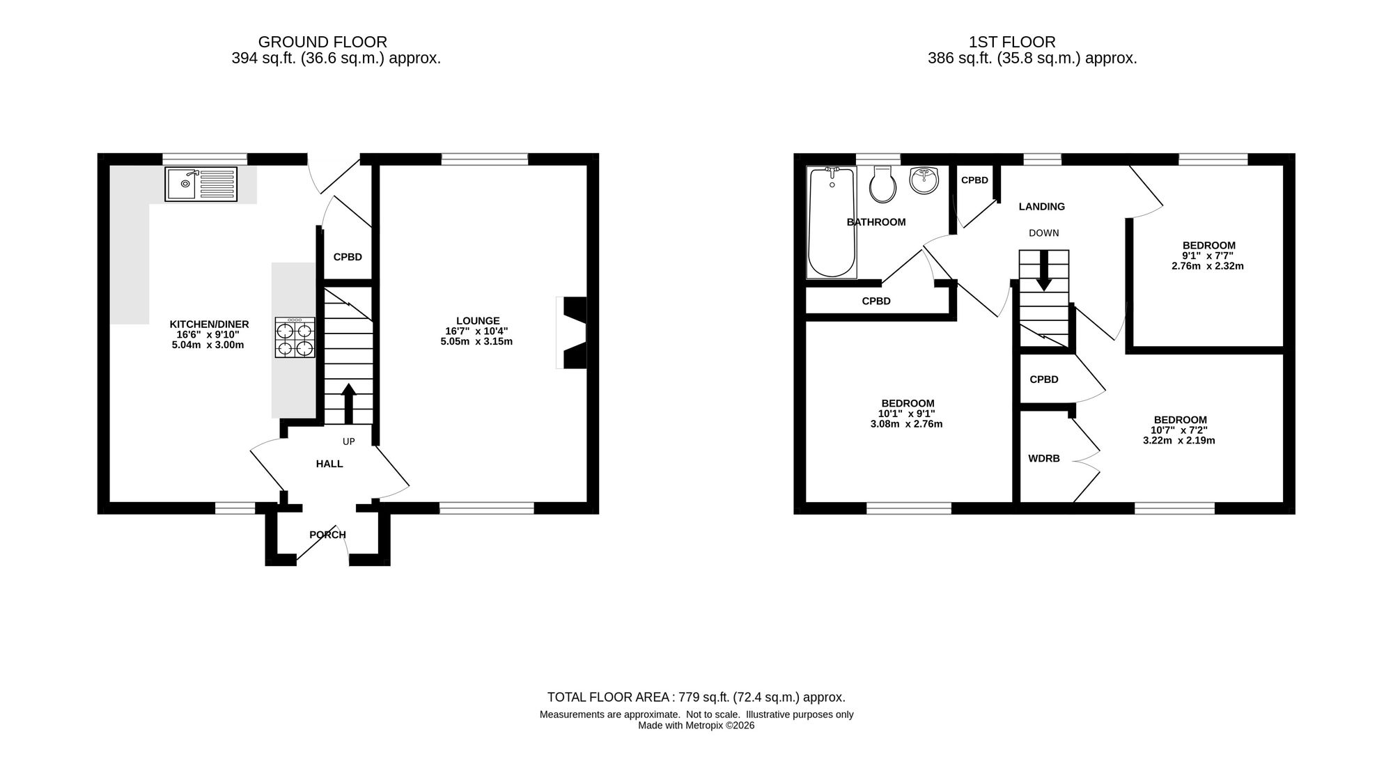 17 Park Road, High Peak floorplan