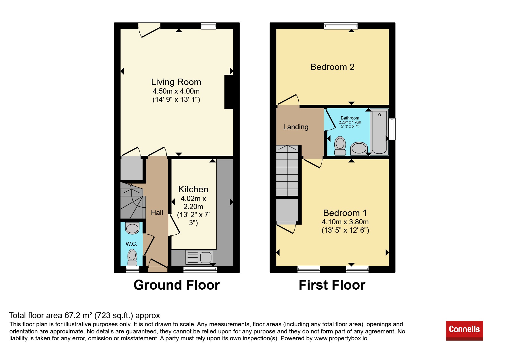 8, Laburnum Close, Cannock floorplan