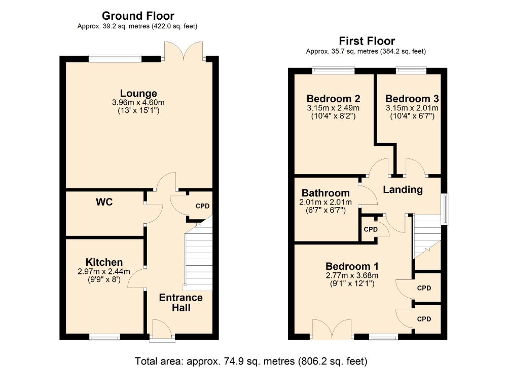 3 Bedrooms Semi-detached house for sale in Knot Tiers Drive, Upton, Northampton NN5