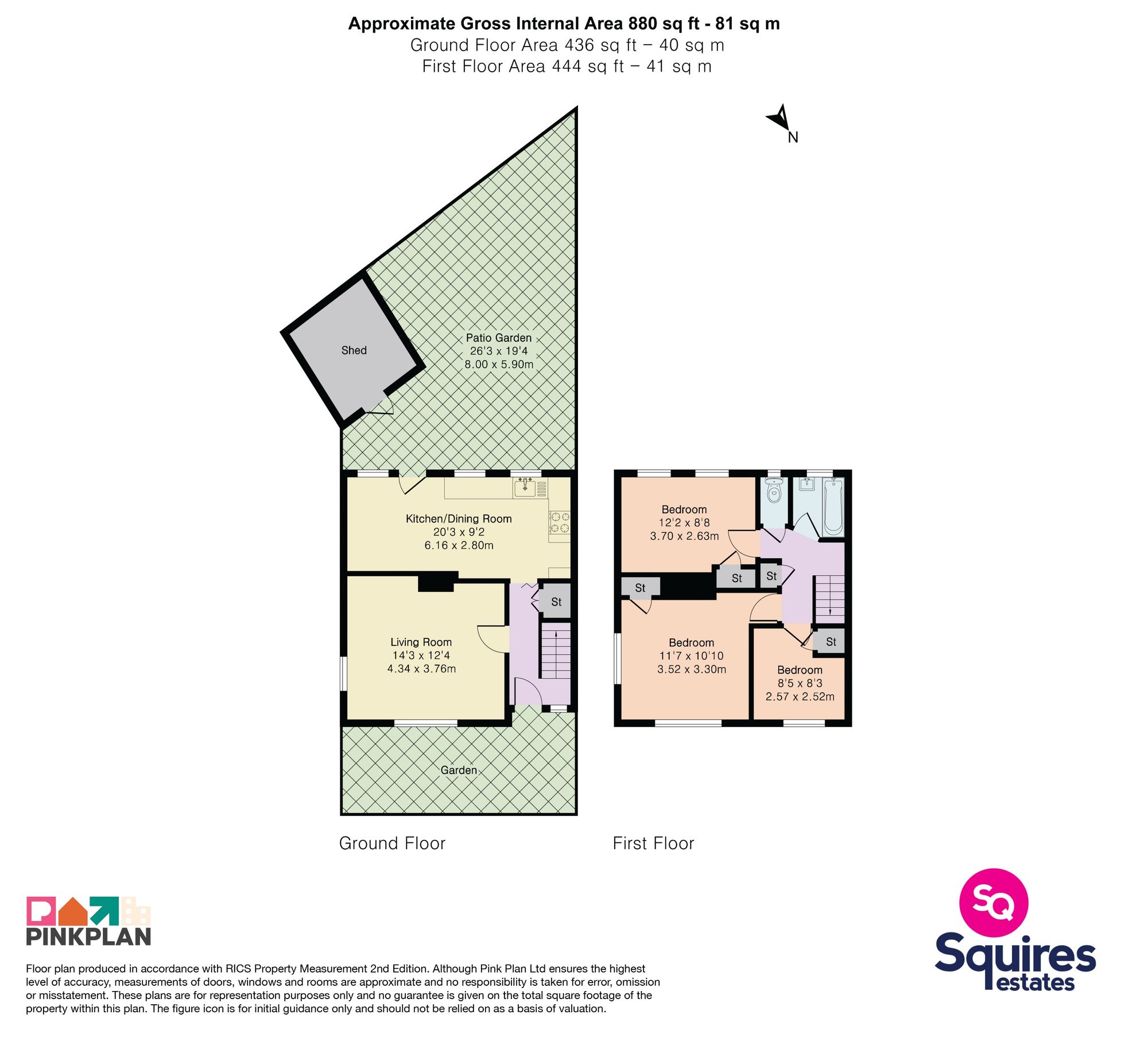 1 Rushden Gardens, London floorplan